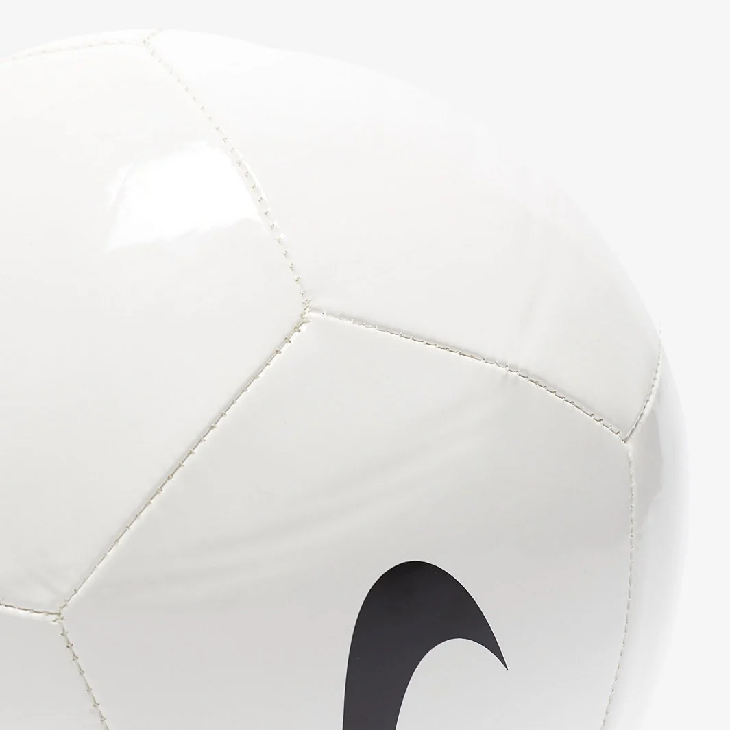 Nike Pitch Team Soccer Ball (White/Black) - Image 5