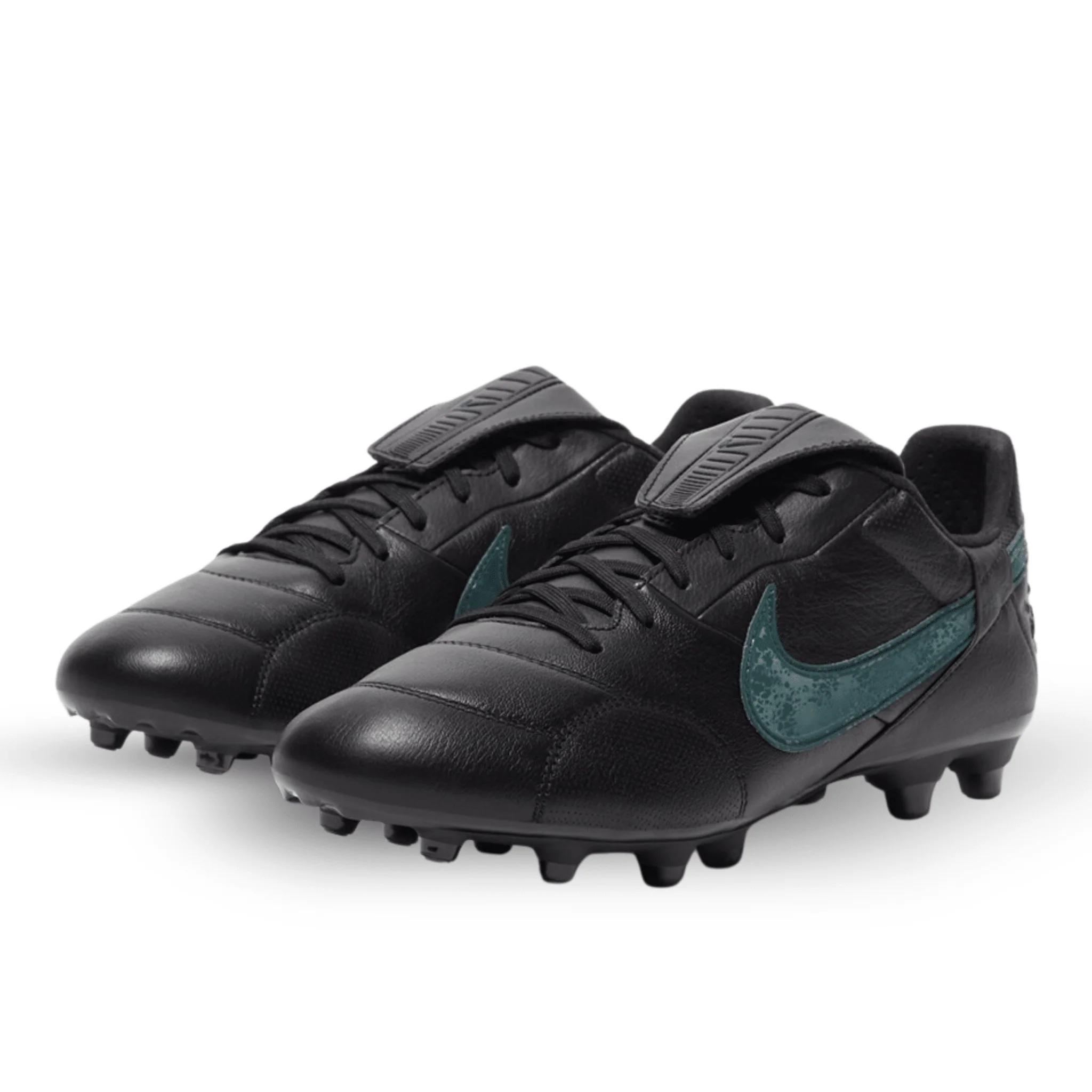 Nike Premier III FG Soccer Cleats (Black/Black Deep Jungle) - Image 3