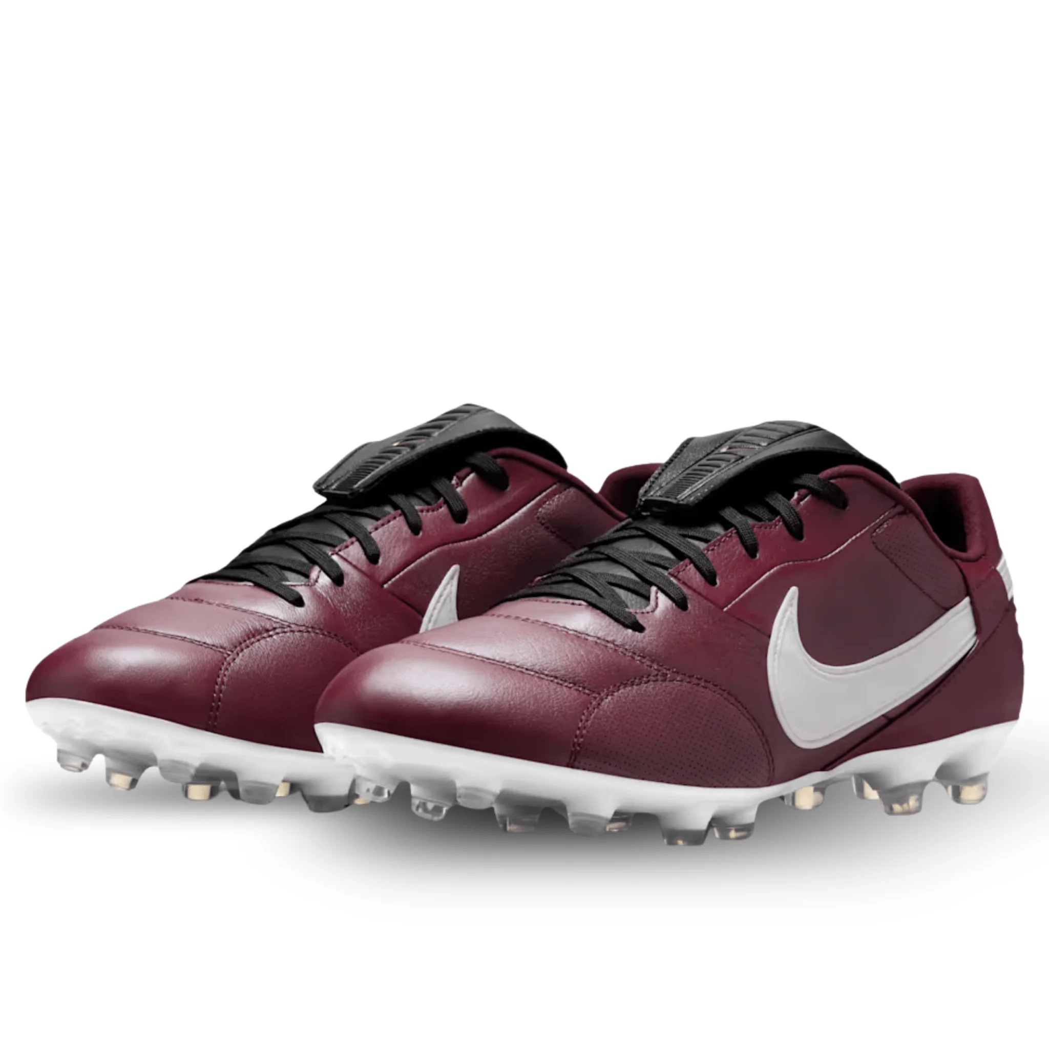 Nike Premier III Firm Ground Soccer Cleats (Merlot/Sail/Black) - Image 3
