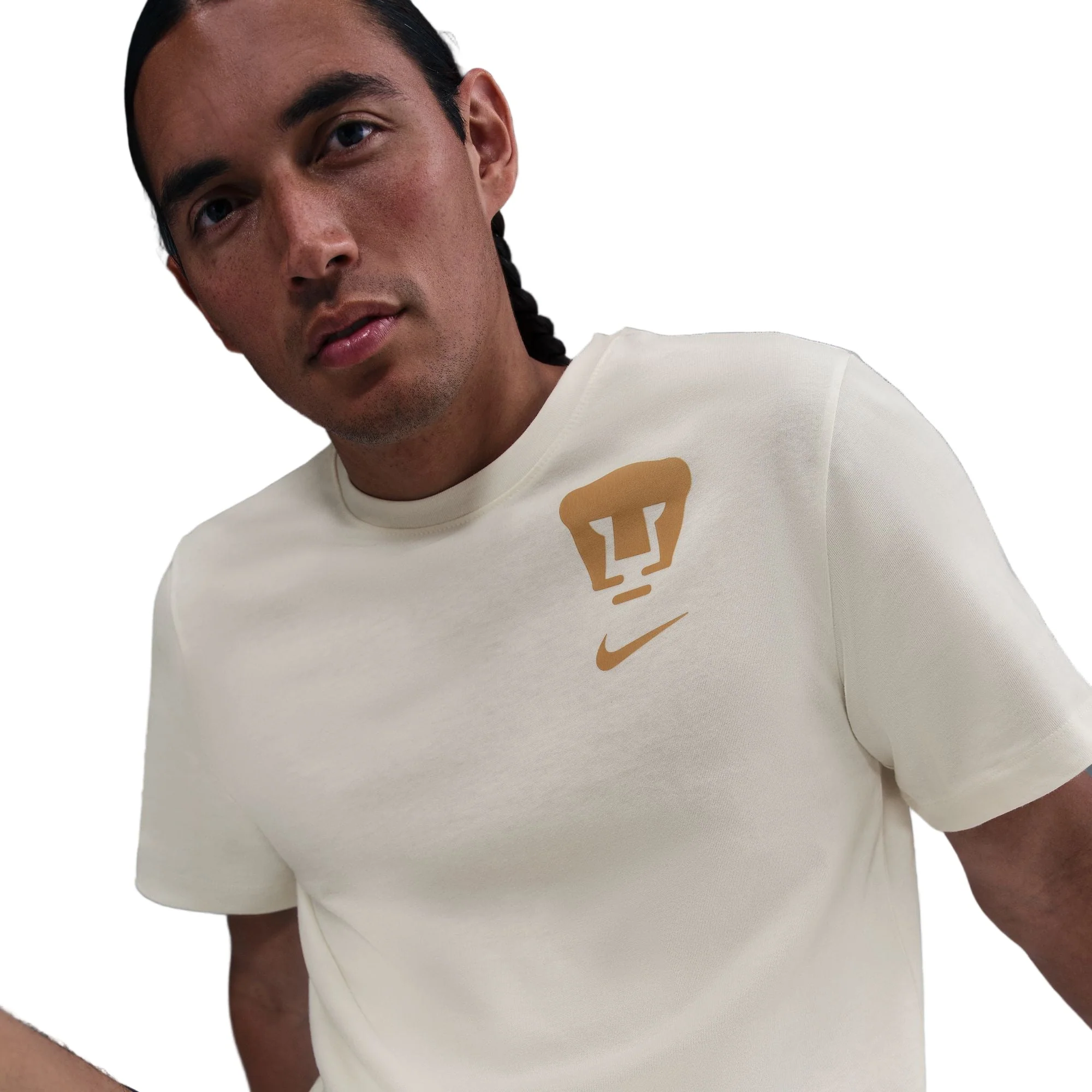 Nike Men's Pumas Crest Logo T-Shirt (Sail Off White) - Image 5