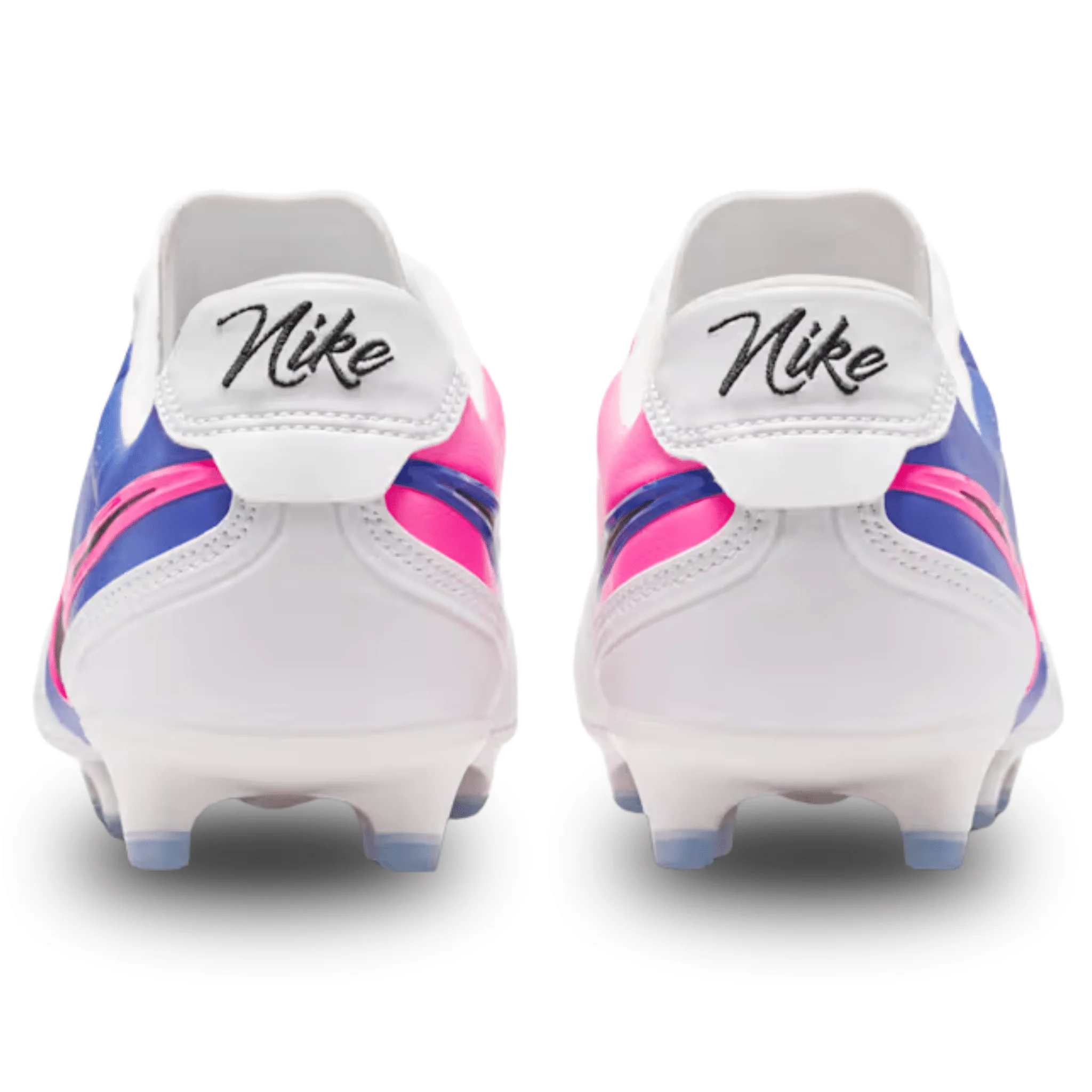 Nike Tiempo Ligera Pro Soccer Cleats (White/Black/Racer Blue) - Image 4