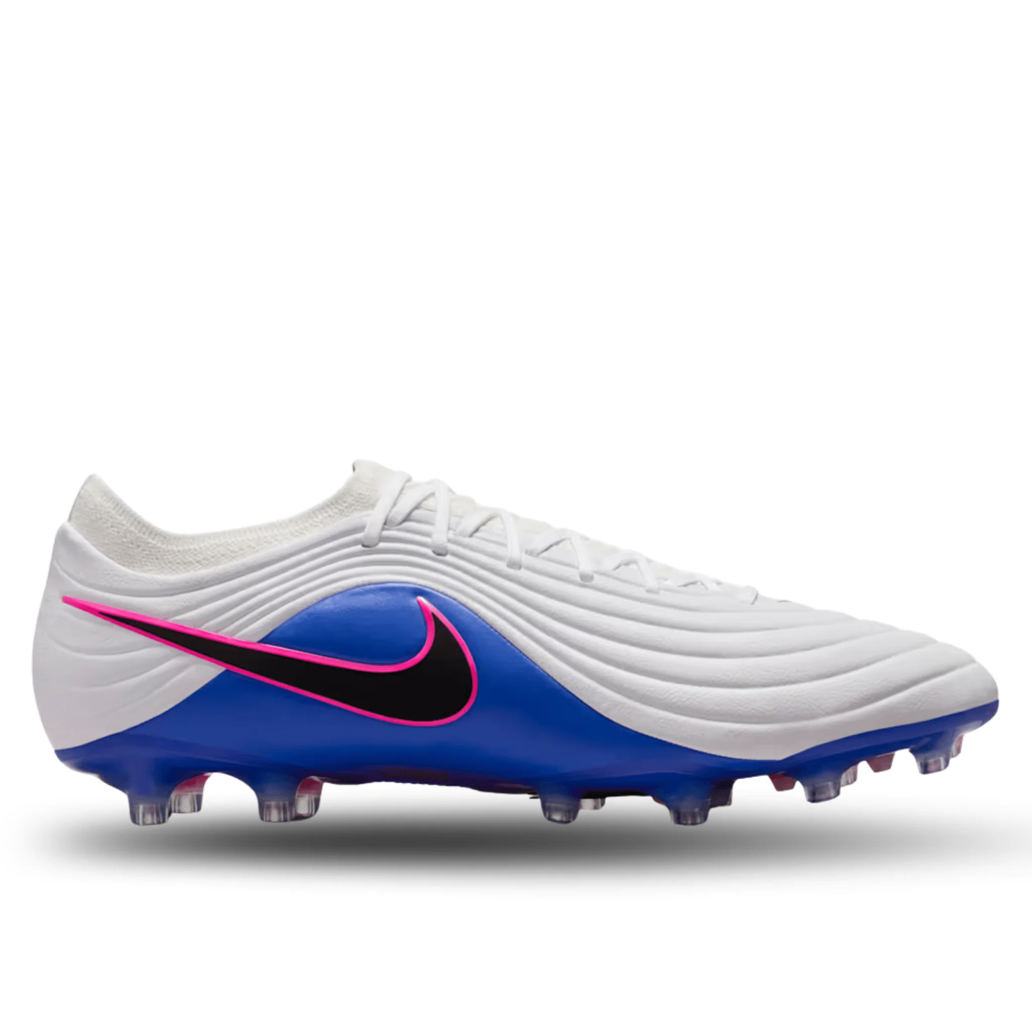 Nike Tiempo Maestro Elite AG-Pro Soccer Cleats (White/Black/Racer Blue)