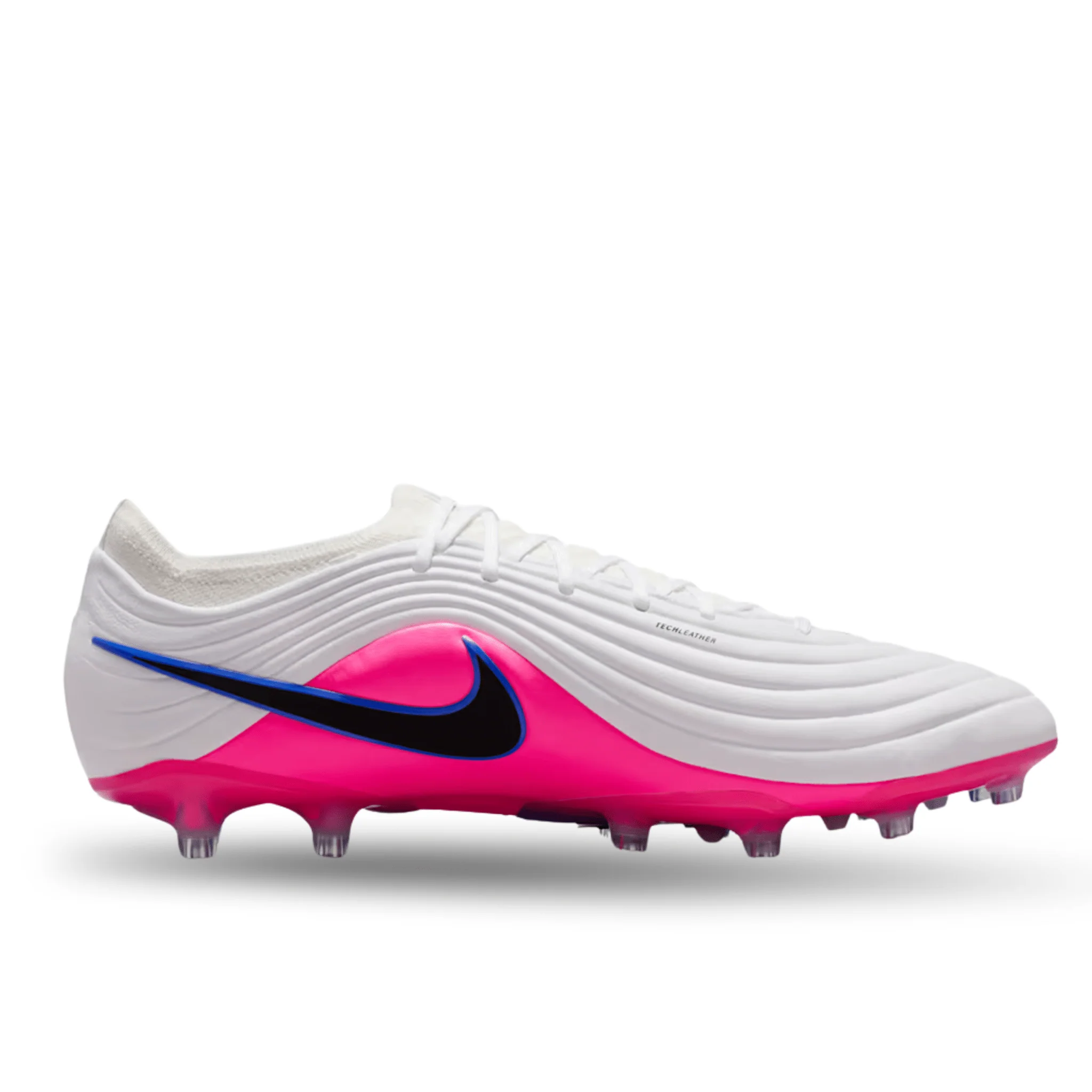 Nike Tiempo Maestro Elite AG-Pro Soccer Cleats (White/Black/Racer Blue) - Image 2
