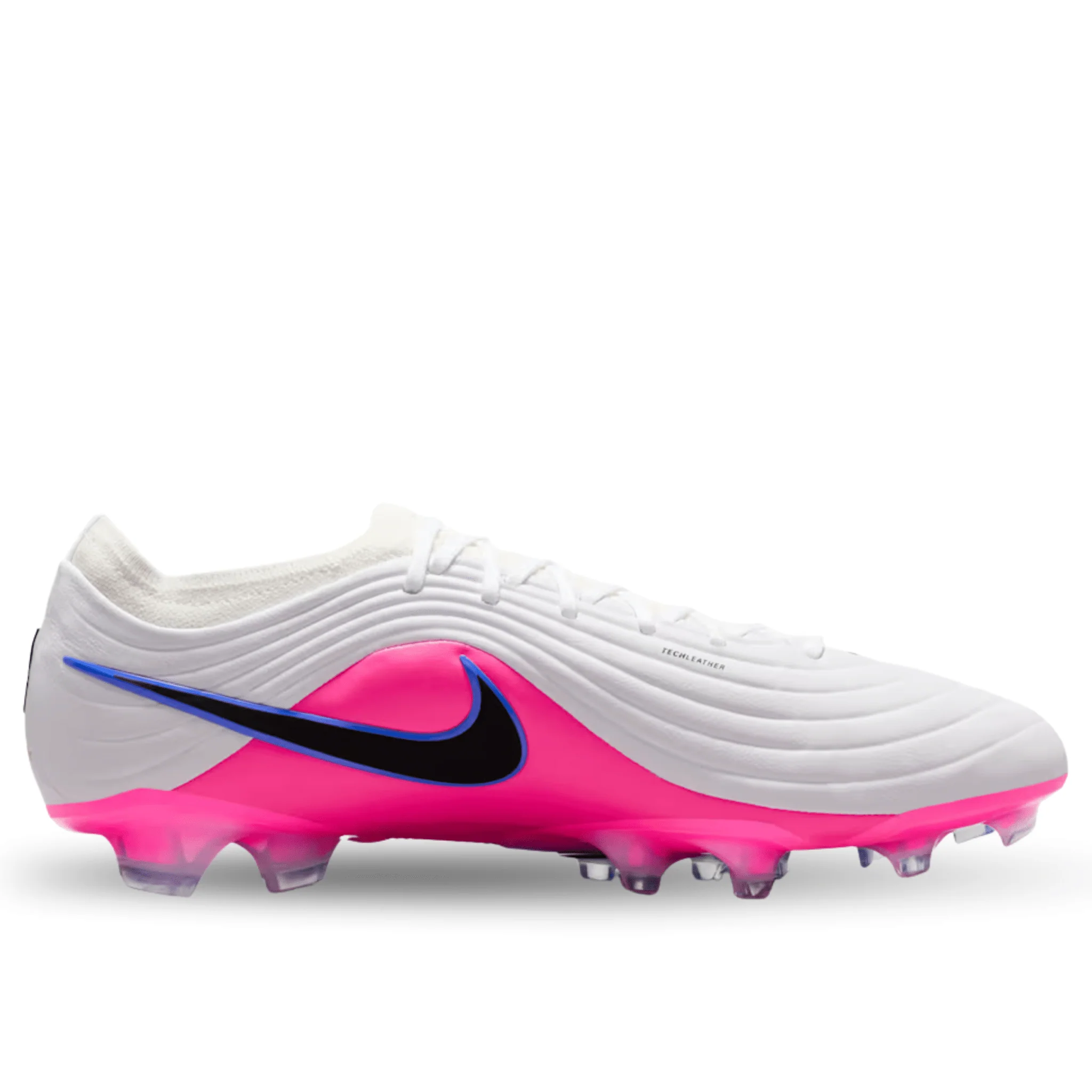 Nike Tiempo Maestro Elite Firm Ground Soccer Cleats (White/Racer Blue) - Image 2