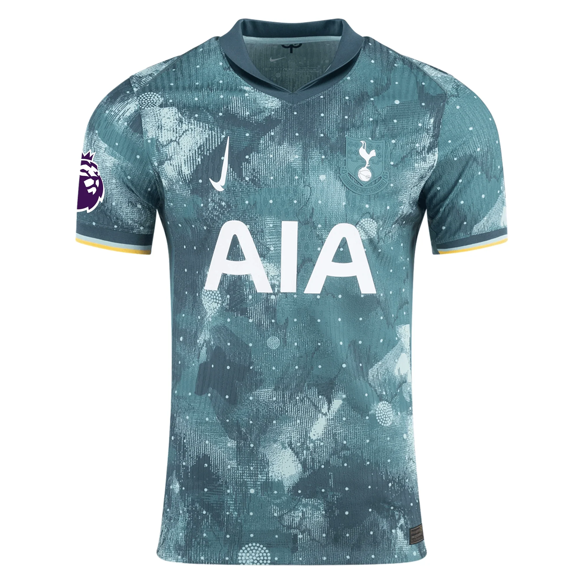 Nike Tottenham Son Hueng-Min Third Jersey w/ EPL Patch 24/25 (Enamel Green/Bicoastal) - Image 2