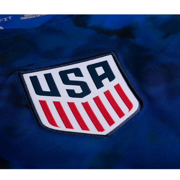 Nike United States Brenden Aaronson Away Jersey 22/23 (Bright Blue/White) - Image 3