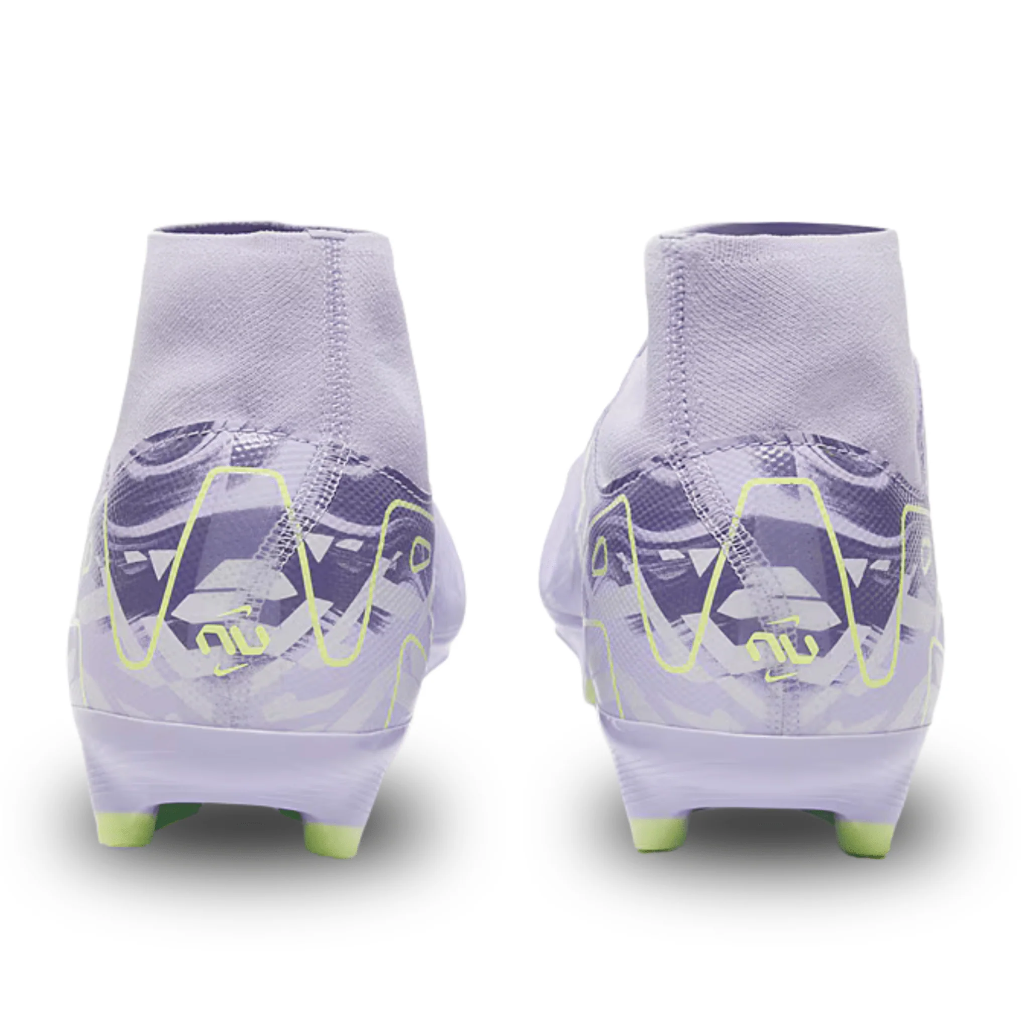 Nike United Zoom Superfly Academy FG/MG Soccer Cleats (Purple Agate/Barely Volt) - Image 4