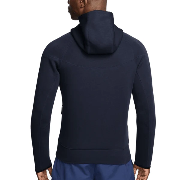 Nike USA 25/26 Tech Fleece Windrunner Jacket (Obsidian/Challenge Red) - Image 2