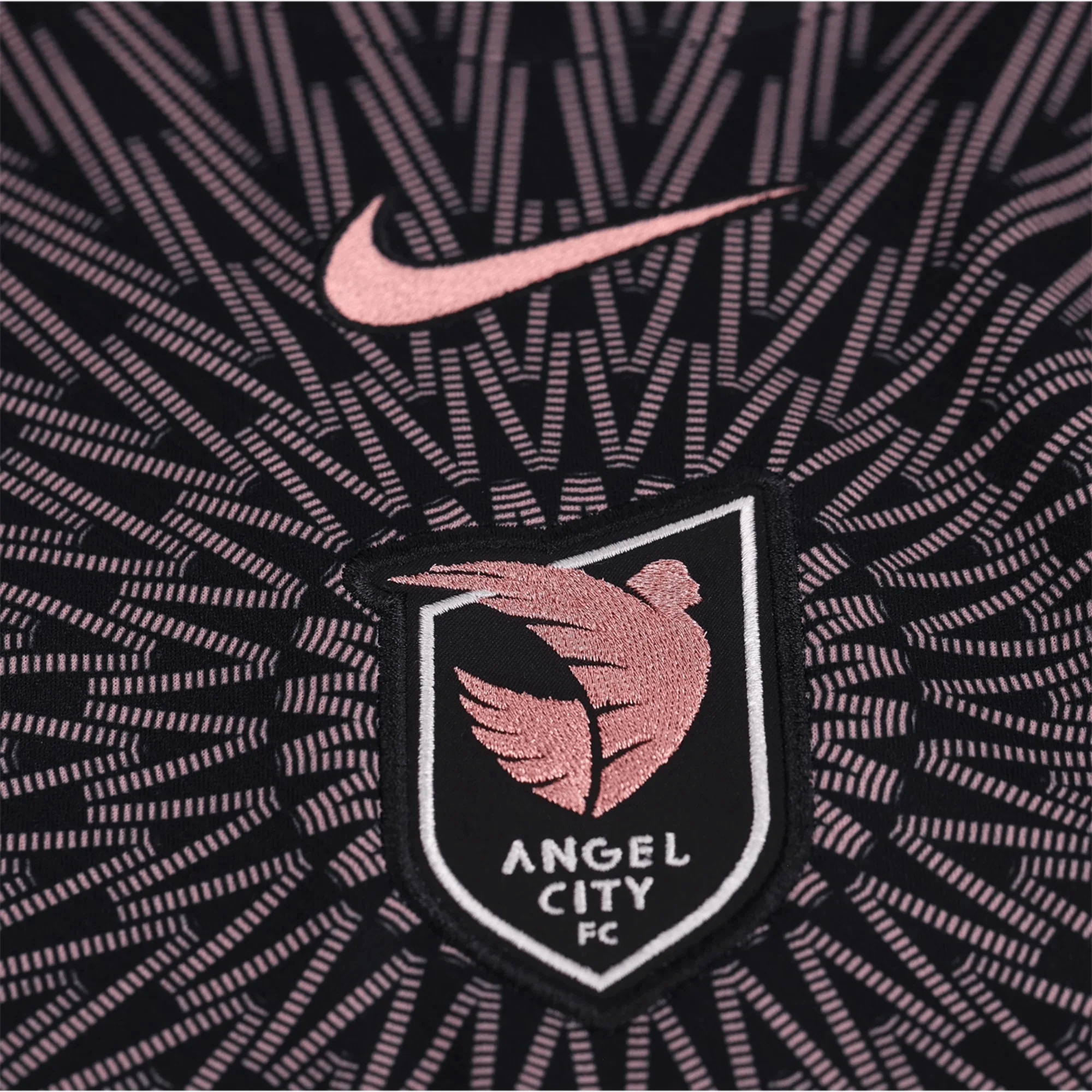 Nike Women’s Angel City Home Jersey 2026 (Black/Pink) - Image 3