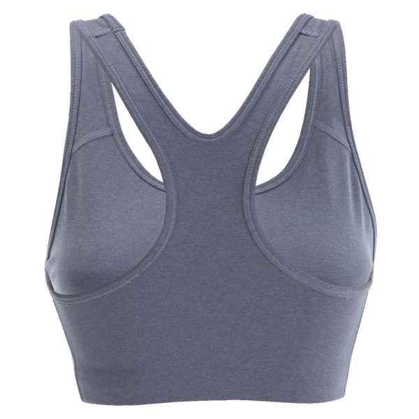 Nike Women's Pro Classic Swoosh Sports Bra (Heather Grey) - Image 2