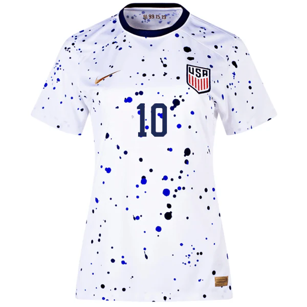 Nike Womens United States Christian Pulisic Home Jersey 23/24 (White/Loyal Blue) - Image 2