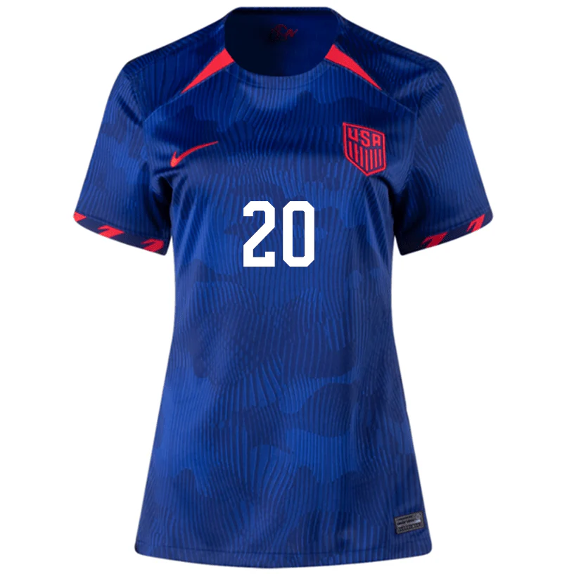 Nike Womens United States Mark Mckenzie Away Jersey 23/24 (Hyper Royal/Loyal Blue) - Image 2