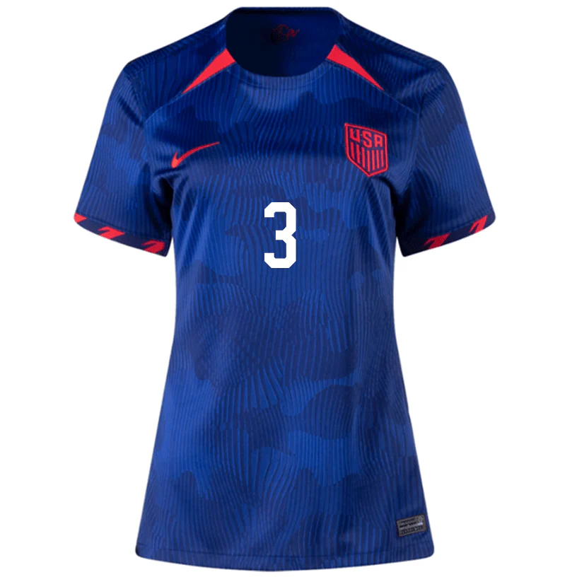 Nike Womens United States Chris Richards Away Jersey 23/24 (Hyper Royal/Loyal Blue) - Image 2