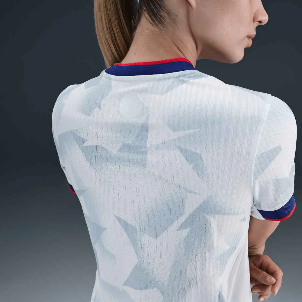 Nike Womens USA 25/26 Home 4 Star Match Authentic Jersey 101 (White/Rush Blue/Challenge Red) - Image 2