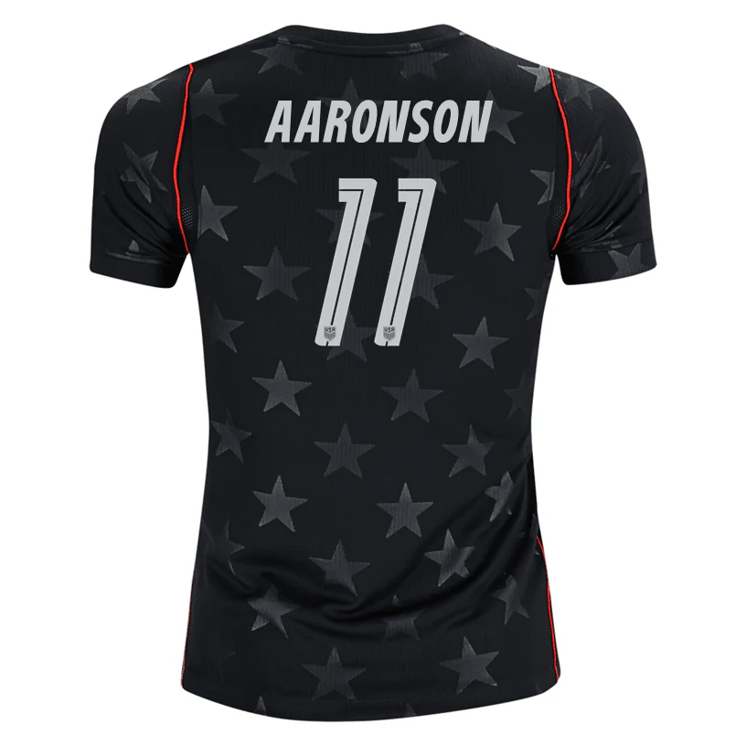 Nike Youth Aaronson United States Away Stadium Jersey 2026 (Dark Obsidian/Pure Platinum)