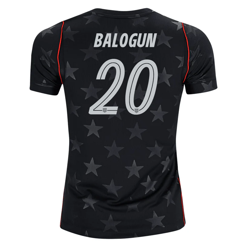 Nike Youth Balogun United States Away Stadium Jersey 2026 (Dark Obsidian/Pure Platinum)