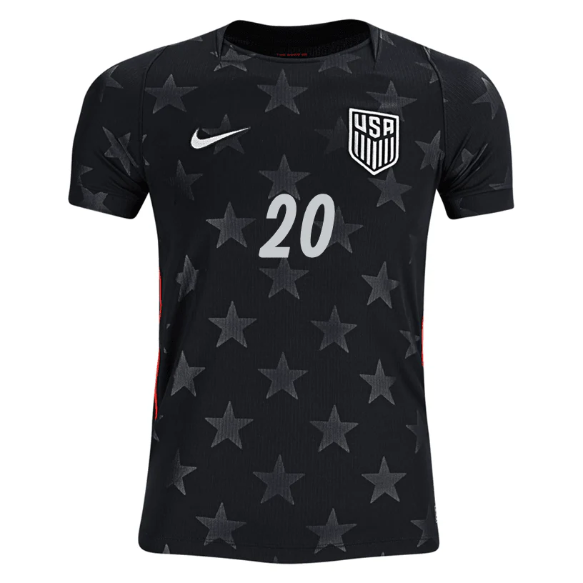 Nike Youth Balogun United States Away Stadium Jersey 2026 (Dark Obsidian/Pure Platinum) - Image 2