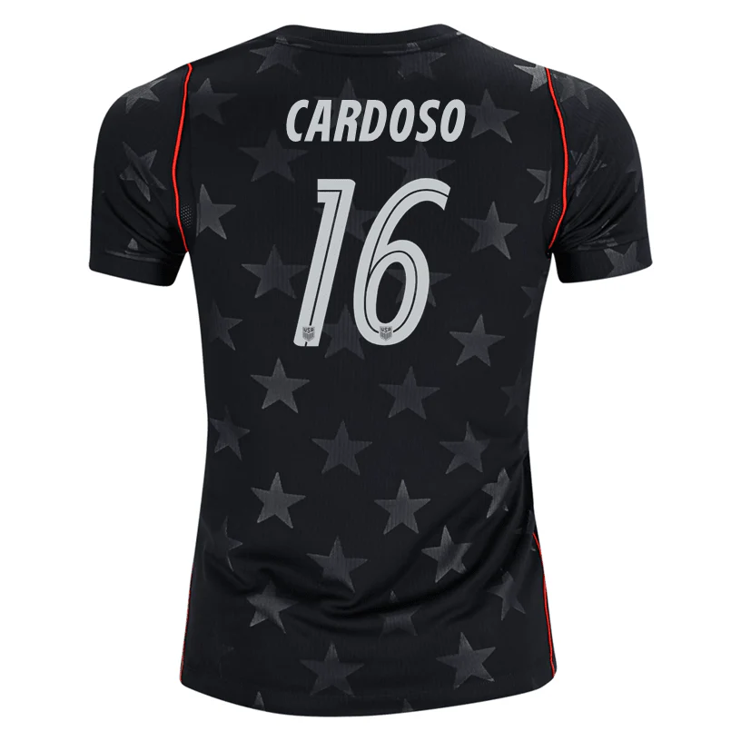 Nike Youth Cardoso United States Away Stadium Jersey 2026 (Dark Obsidian/Pure Platinum)