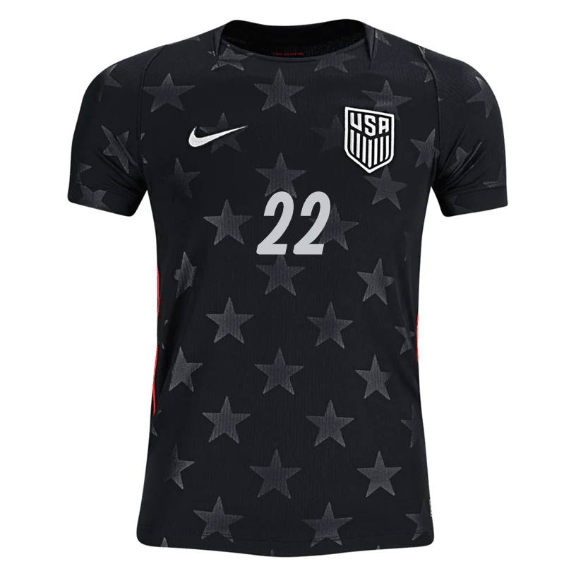 Nike Youth De la Torre United States Away Stadium Jersey 2026 (Dark Obsidian/Pure Platinum) - Image 2