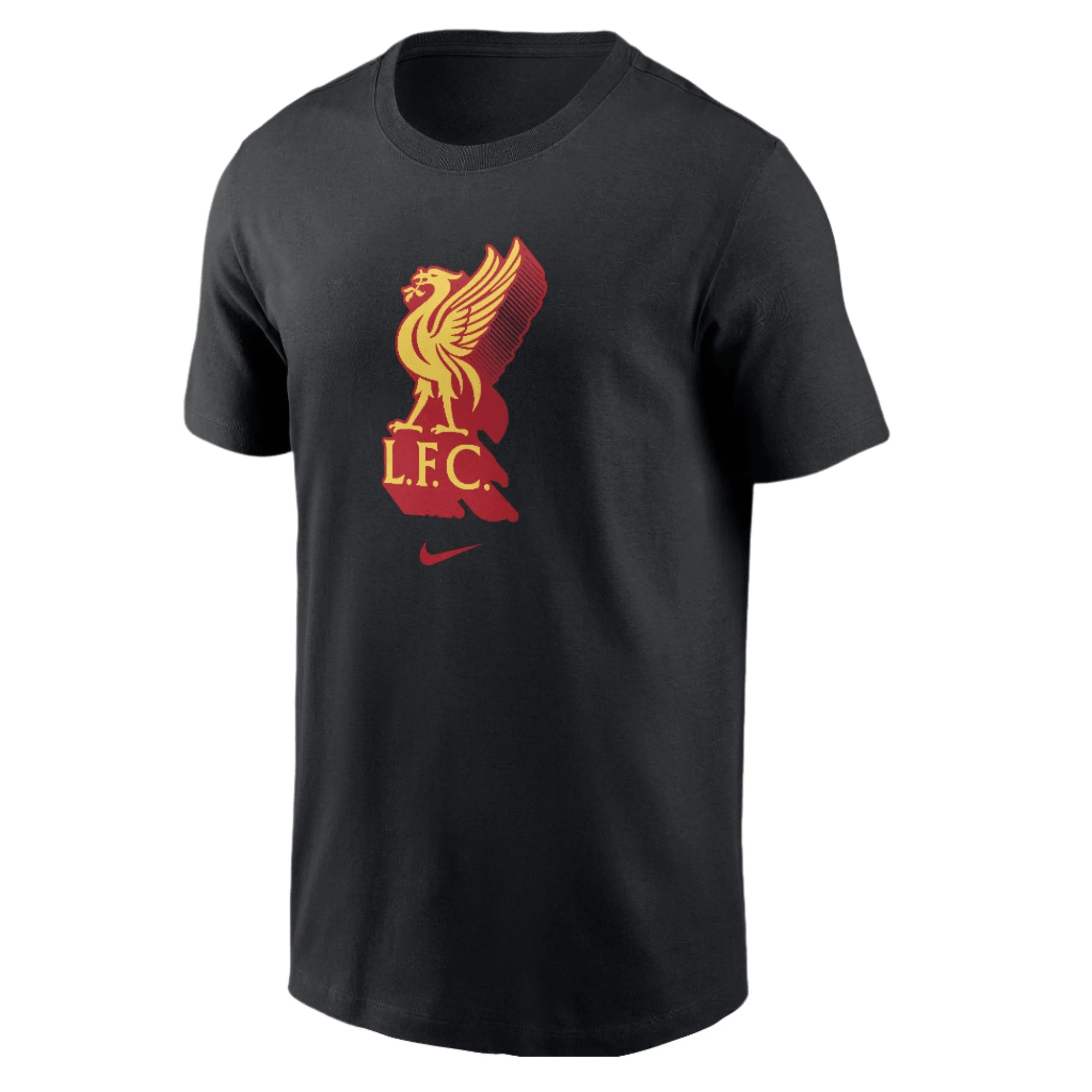 Nike Youth Liverpool Crest T-Shirt 24/25 (Black)