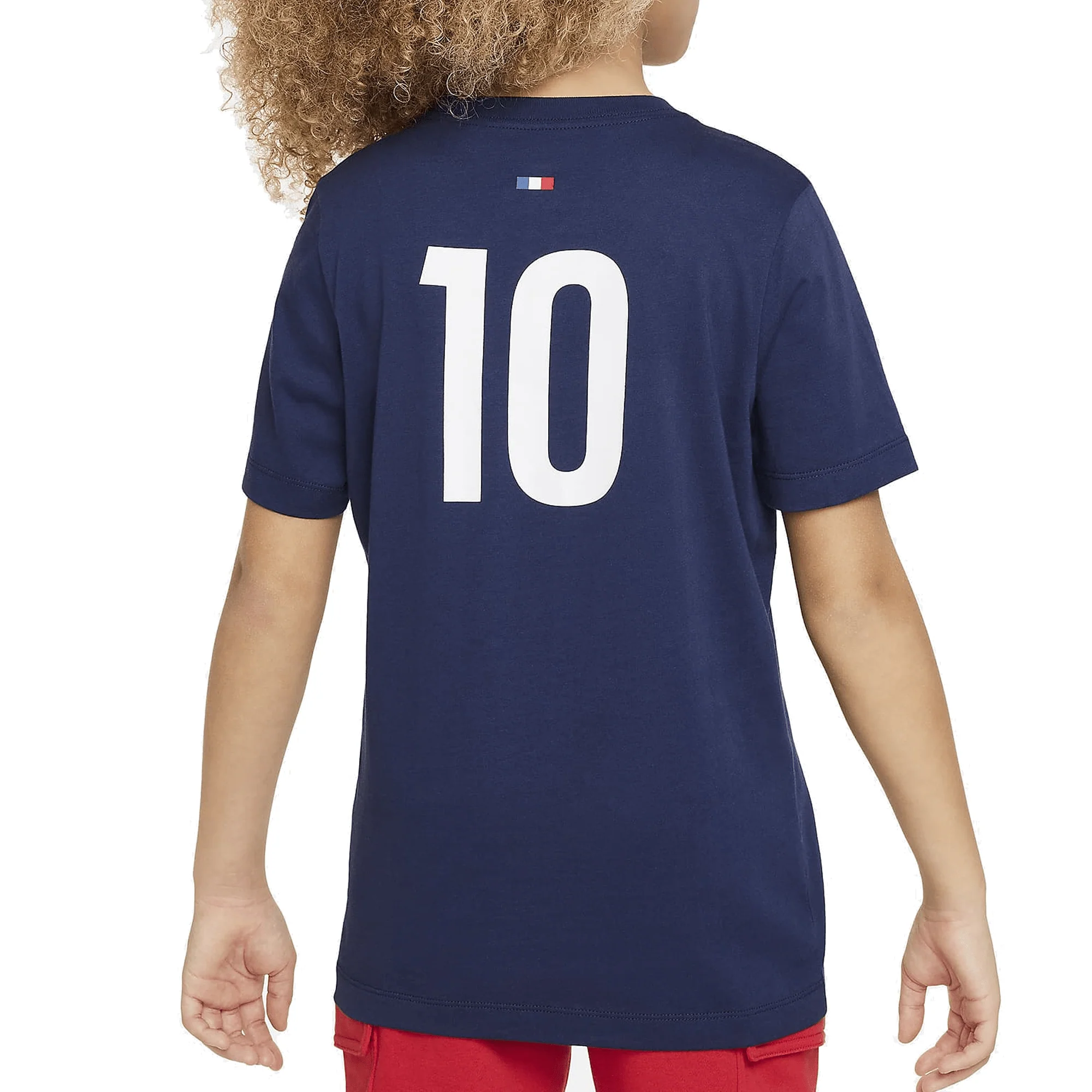Nike Youth Paris Saint-Germain Number 10 T-Shirt 23/24 (Midnight Navy) - Image 2