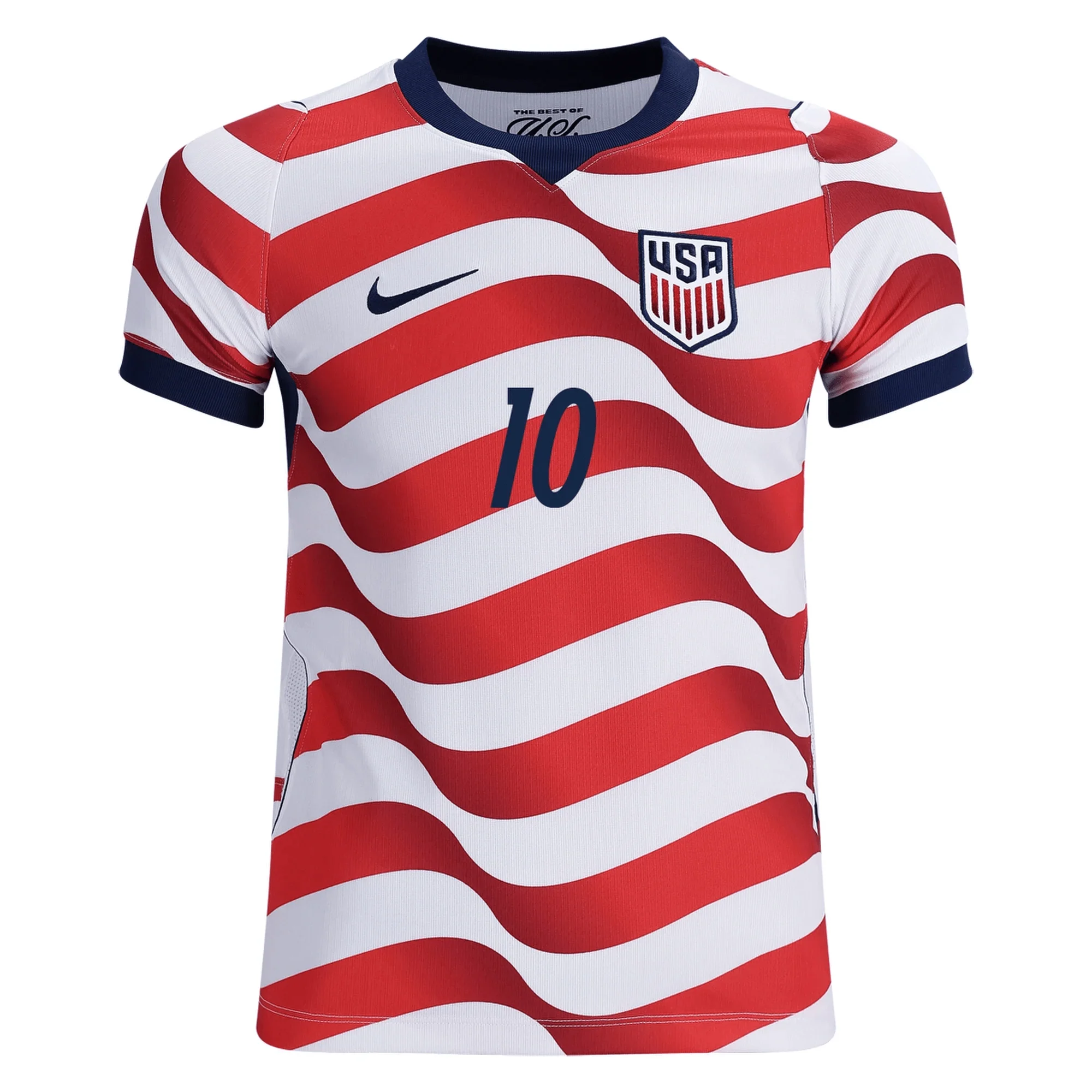 Nike Youth United States Christian Pulisic 2026 Stadium Home Jersey (Sail/Midnight Navy) - Image 3