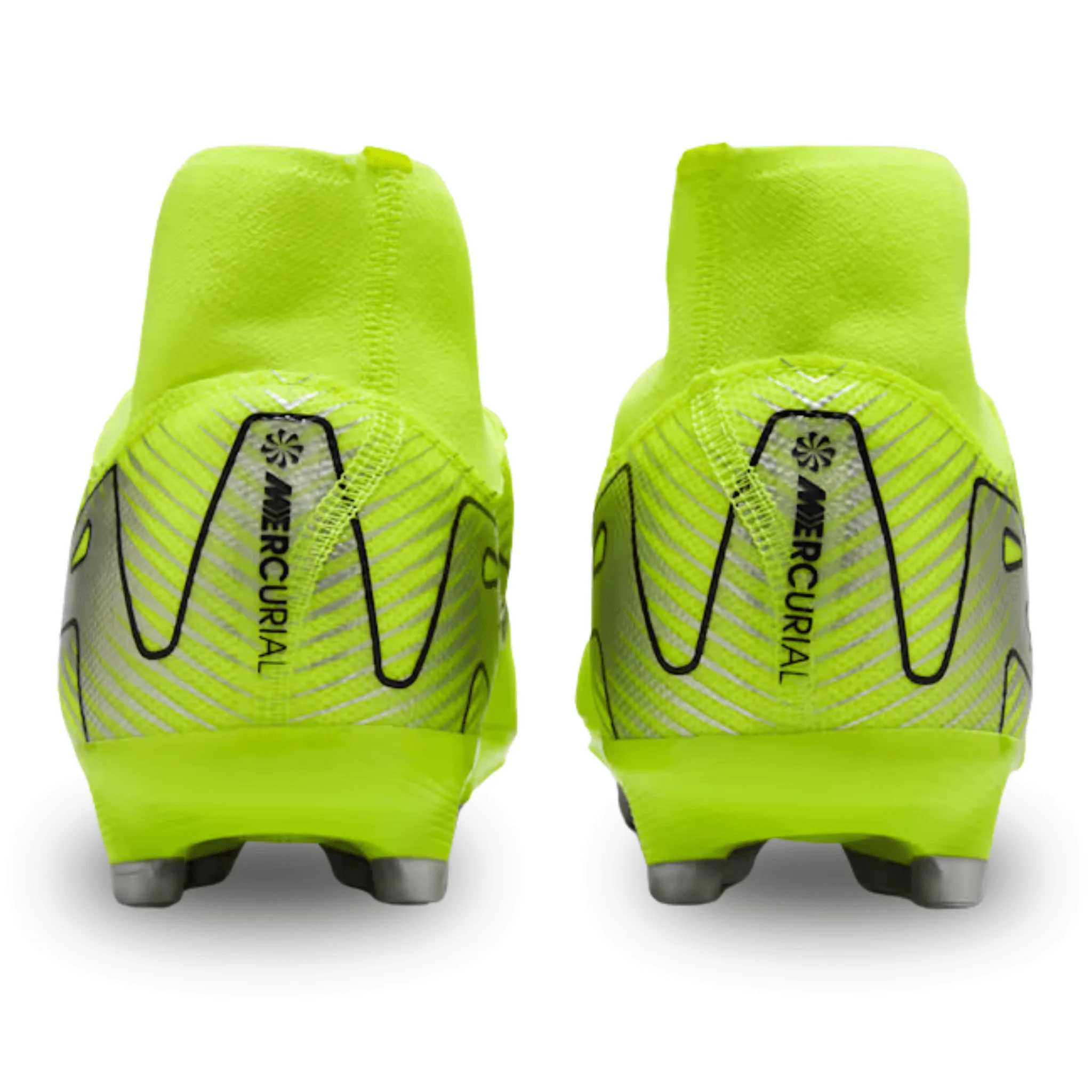 Nike Zoom Superfly 10 Academy FG/MG Soccer Cleats (Volt/Black) - Image 4