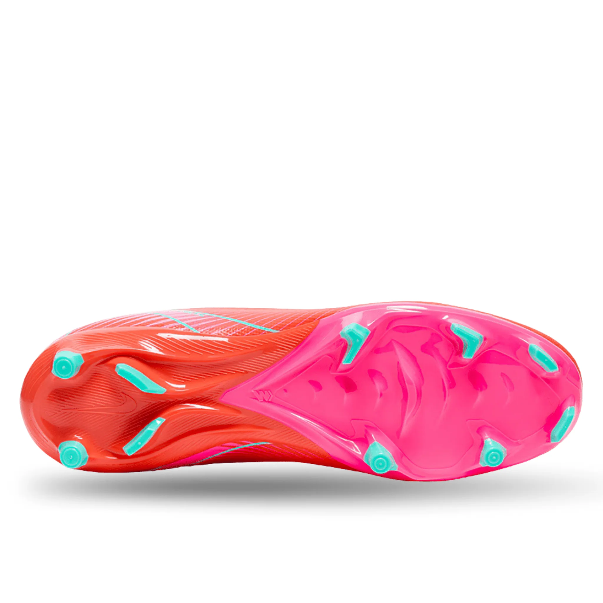 Nike Zoom Superfly 10 Academy FG/MG Soccer Cleats (Ember Glow/Aurora Green) - Image 5
