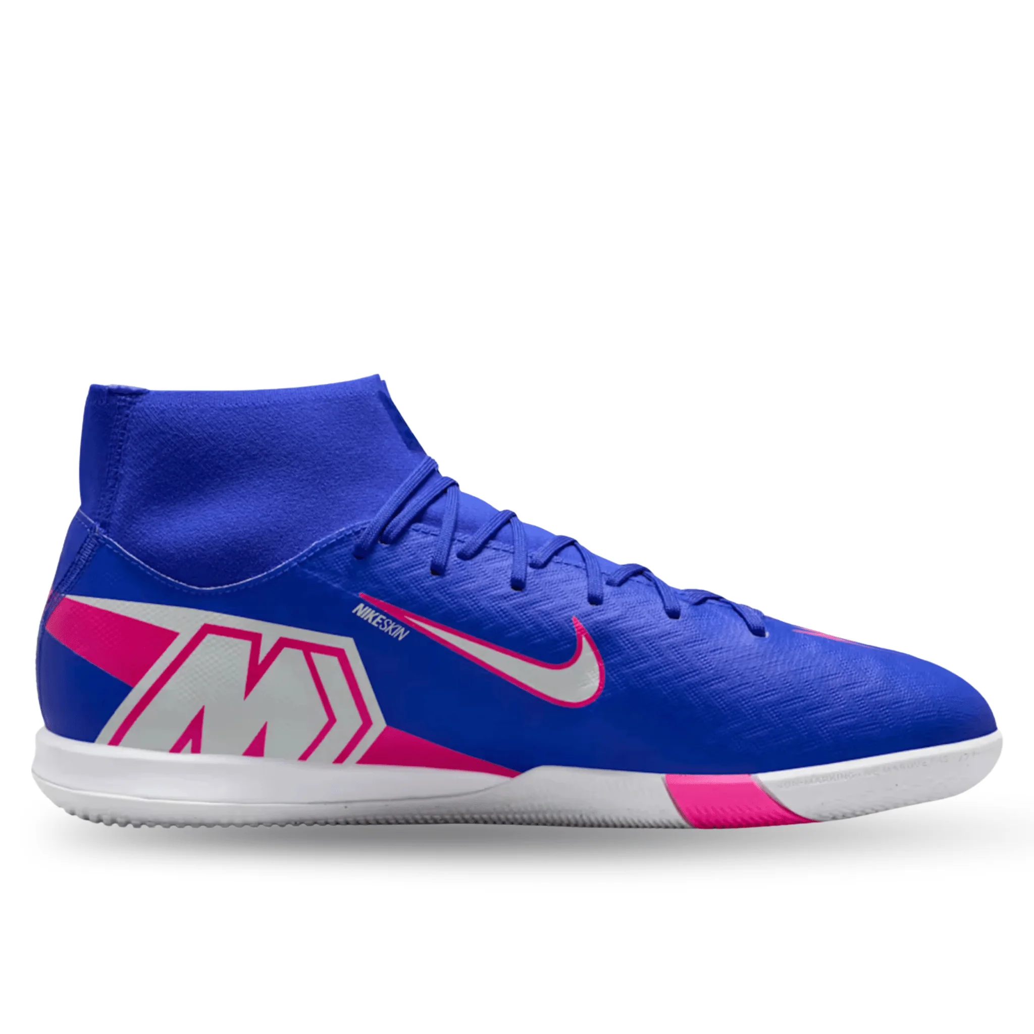 Nike Zoom Superfly 10 Academy Indoor Soccer Shoes (Racer Blue/White) - Image 2