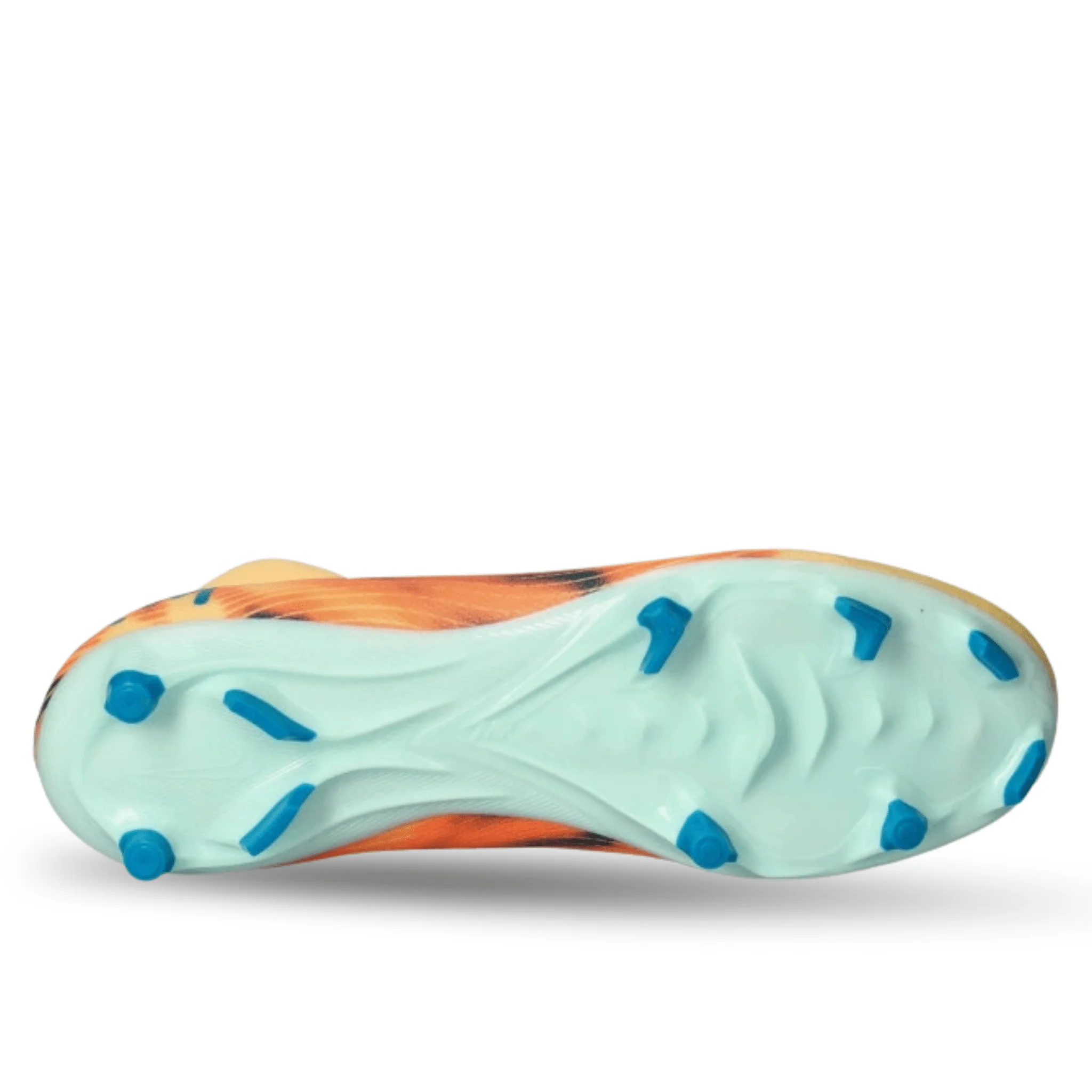 Nike Zoom Superfly 10 Academy KM Firm/Multi Ground Soccer Cleats (Melon Tint/Neo Turq/Igloo) - Image 2