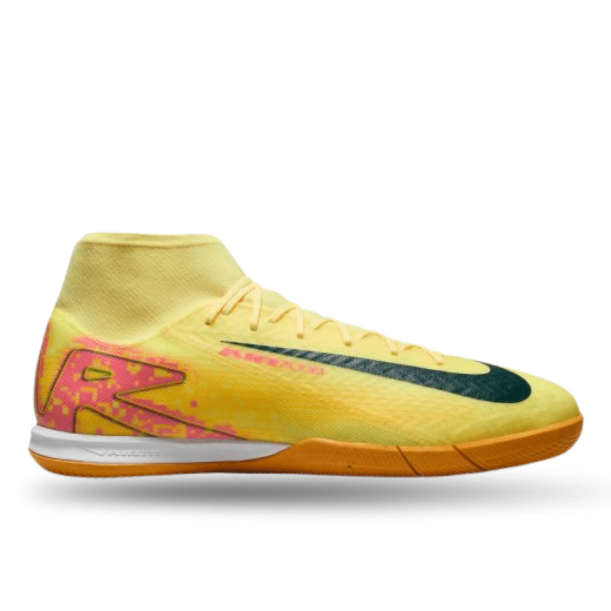 Nike Zoom Superfly 10 Academy KM Indoor Soccer Shoes (Light Laser Orange/Armory Navy) - Image 2