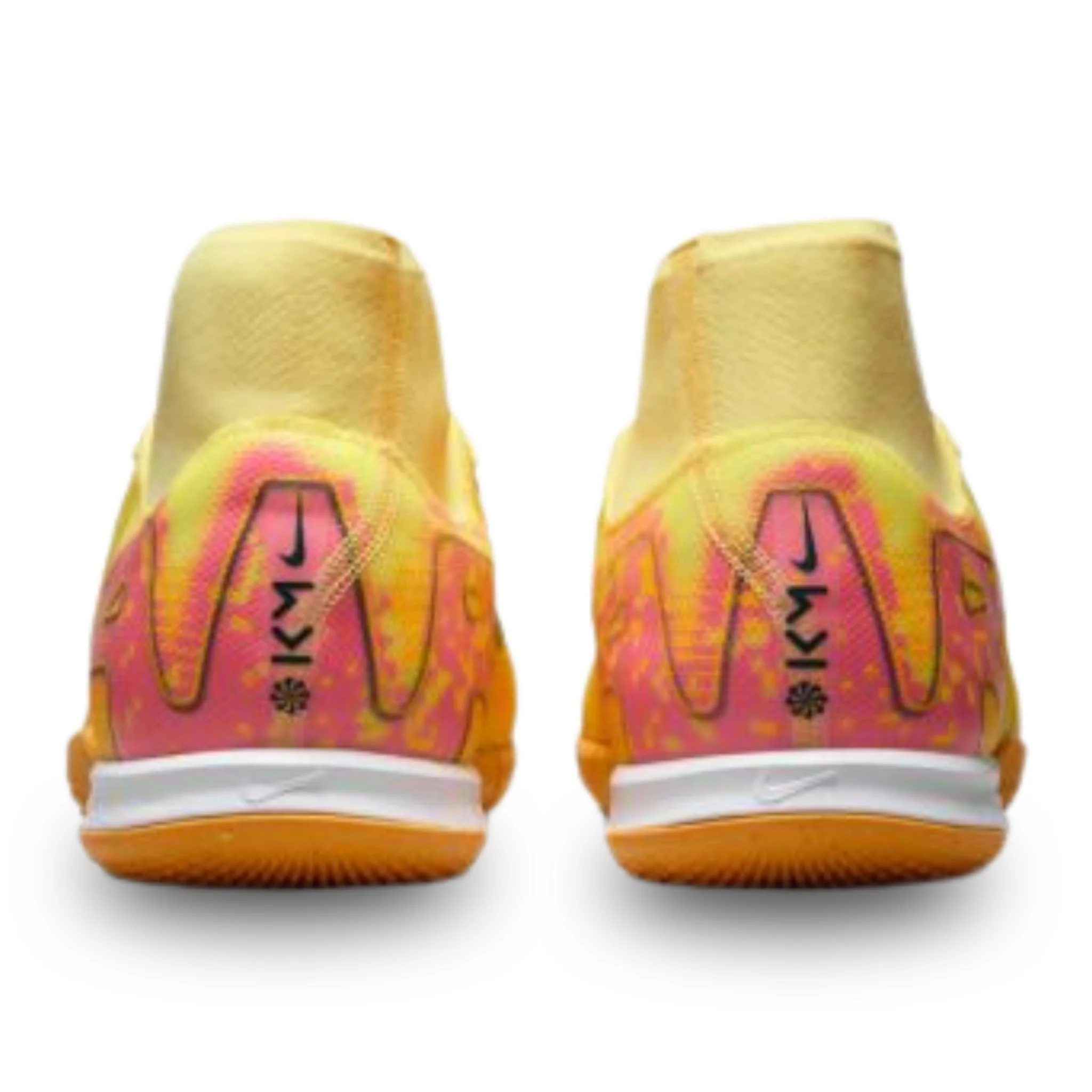 Nike Zoom Superfly 10 Academy KM Indoor Soccer Shoes (Light Laser Orange/Armory Navy) - Image 4