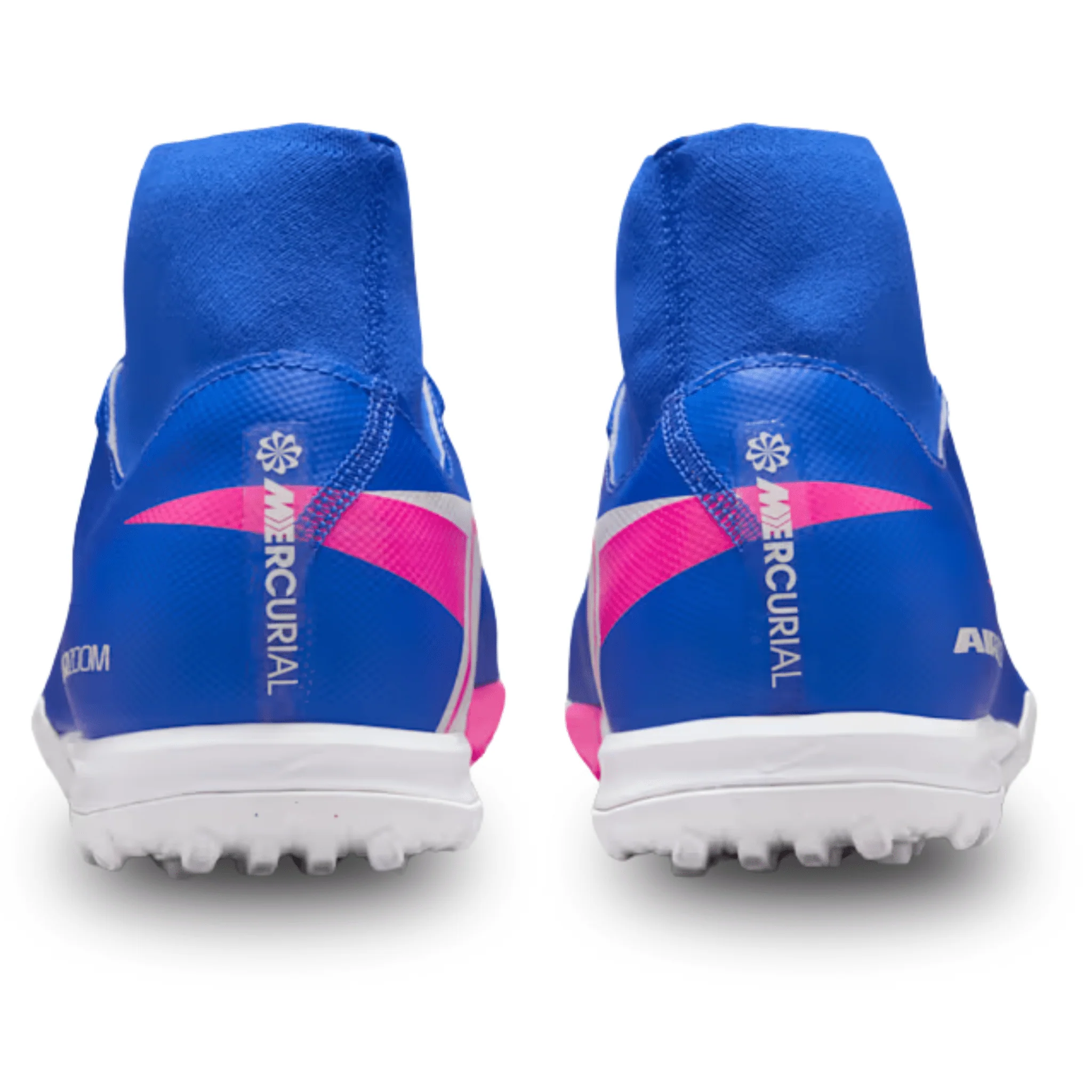 Nike Zoom Superfly 10 Academy Turf Soccer Shoes (Racer Blue/White) - Image 4