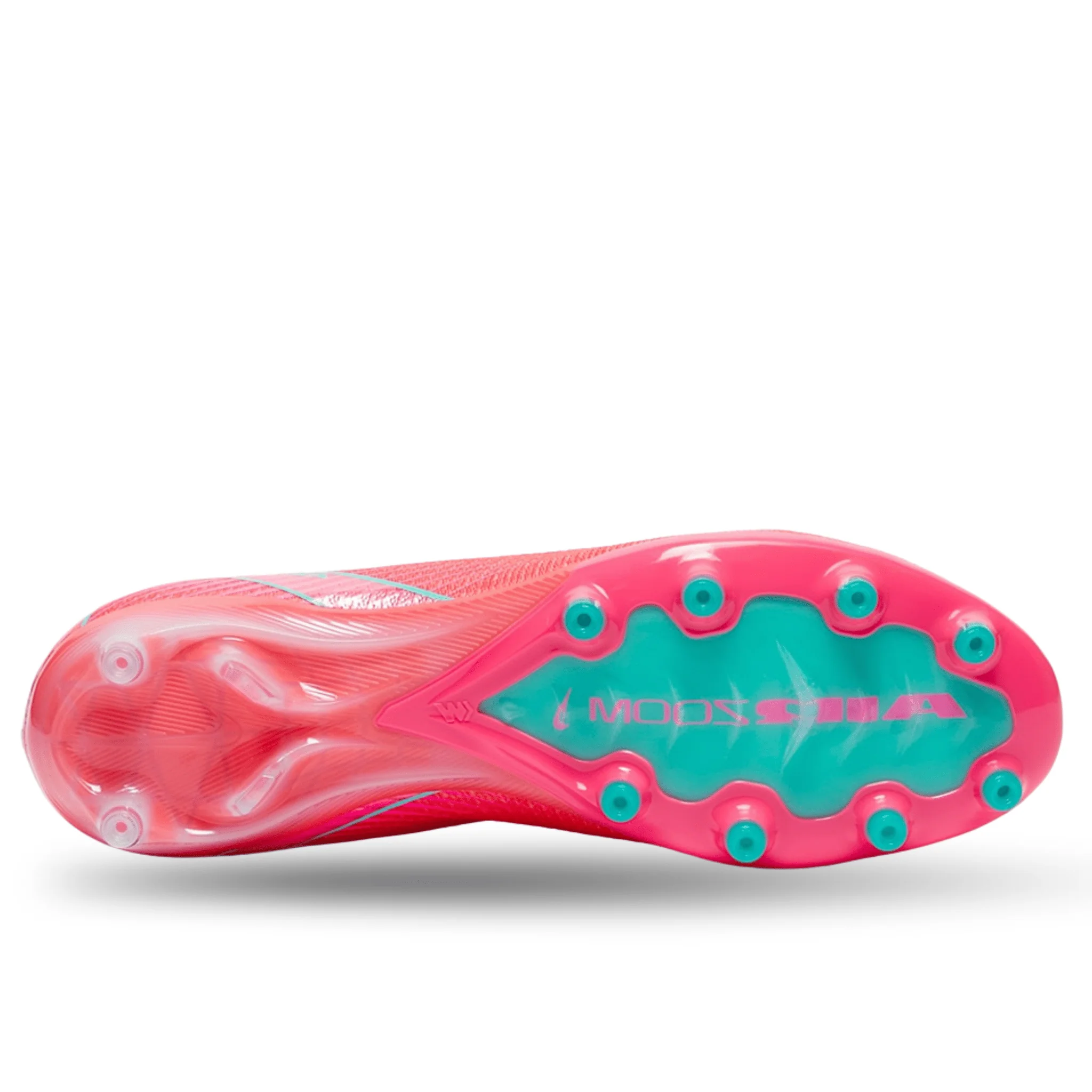 Nike Zoom Superfly 10 Elite AG-Pro Soccer Cleats (Ember Glow/Aurora Green) - Image 5