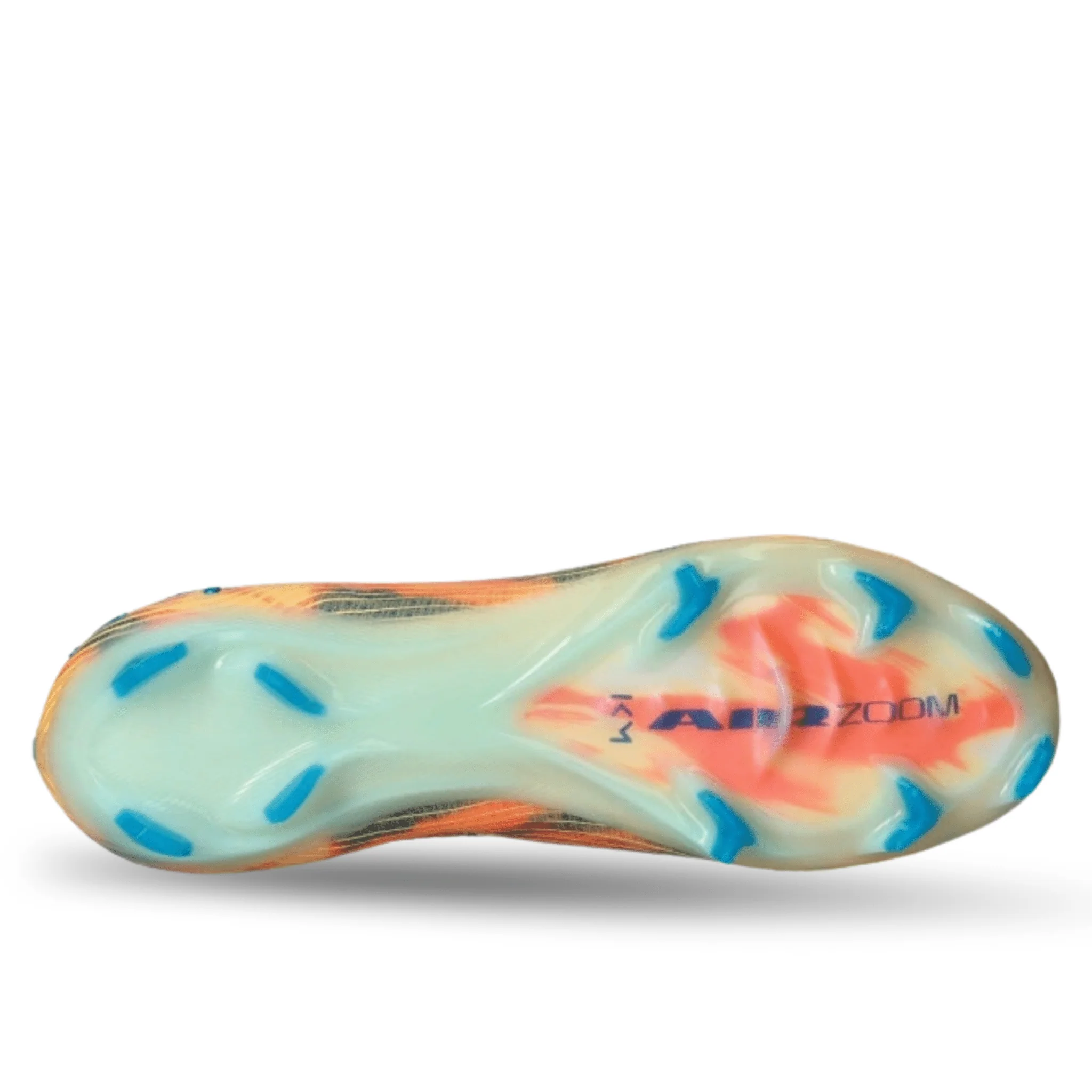 Nike Zoom Superfly 10 Elite KM Firm Ground Soccer Cleats (Melon Tint/Neo Turq/Igloo) - Image 5