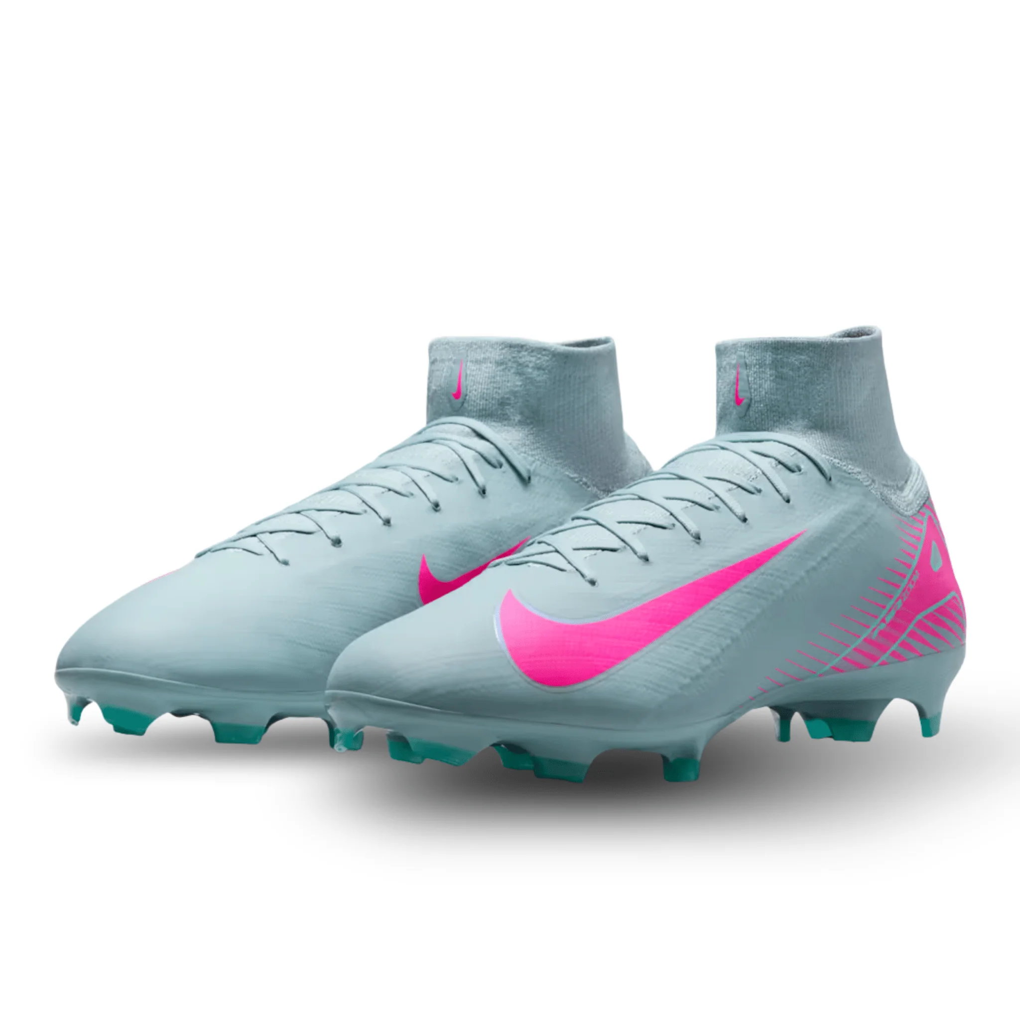 Nike Zoom Superfly 10 Pro FG Soccer Cleats (Ocean Cube/Pink Blast) - Image 3