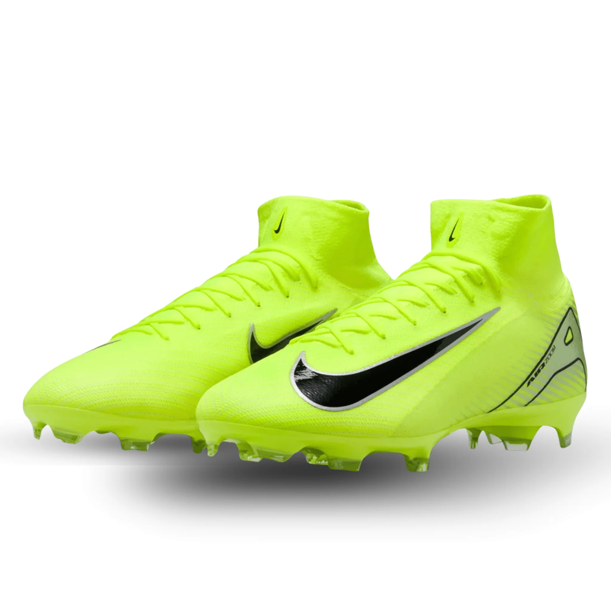 Nike Zoom Superfly 10 Pro FG Soccer Cleats (Volt/Black) - Image 3