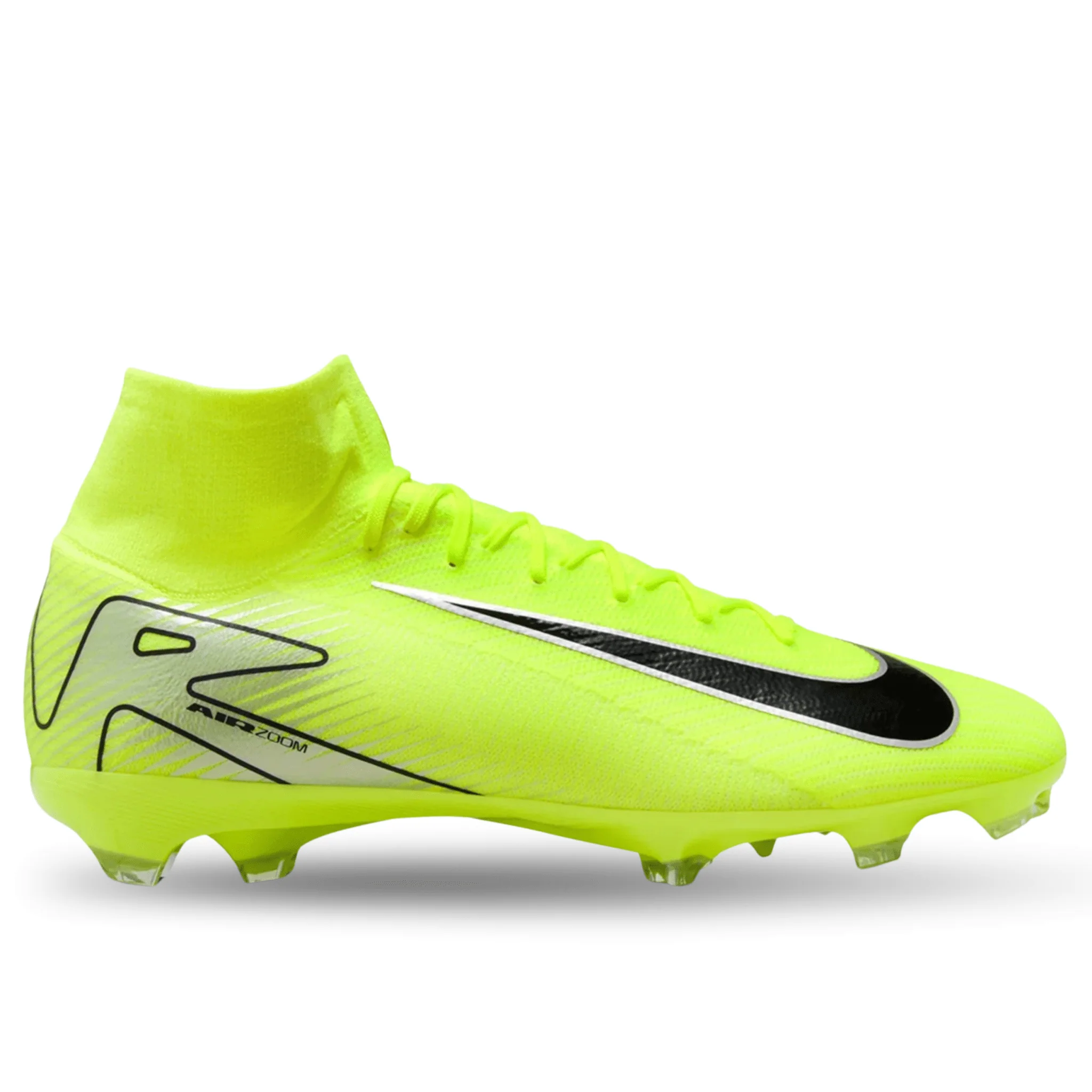 Nike Zoom Superfly 10 Pro FG Soccer Cleats (Volt/Black) - Image 5