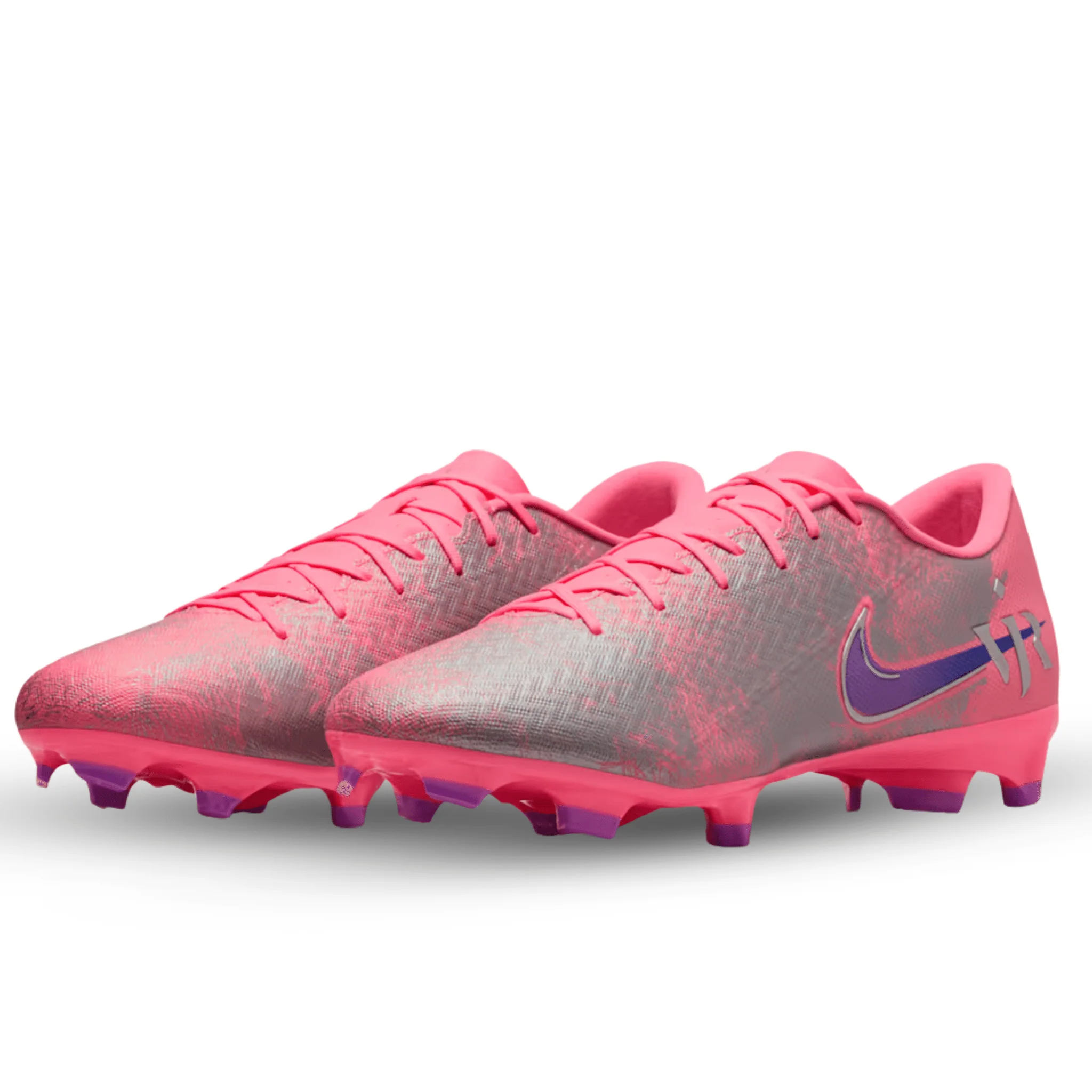 Nike Zoom Vapor 16 Academy VJR FG/MG Soccer Cleats (Sunset Pulse/Old Royal) - Image 3