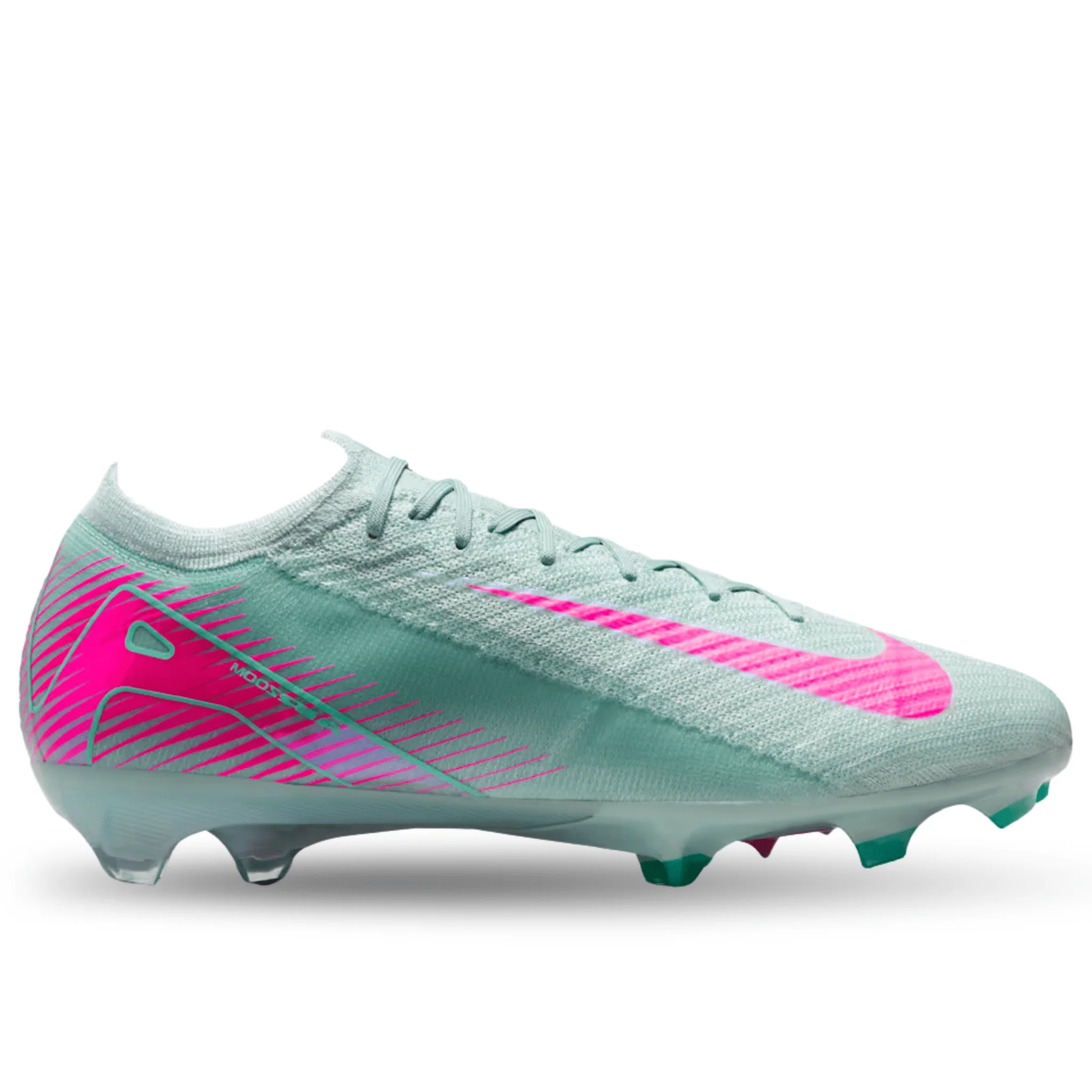 Nike Zoom Mercurial Vapor 16 Elite FG Soccer Cleats (Ocean Cube/Pink Blast) - Image 2