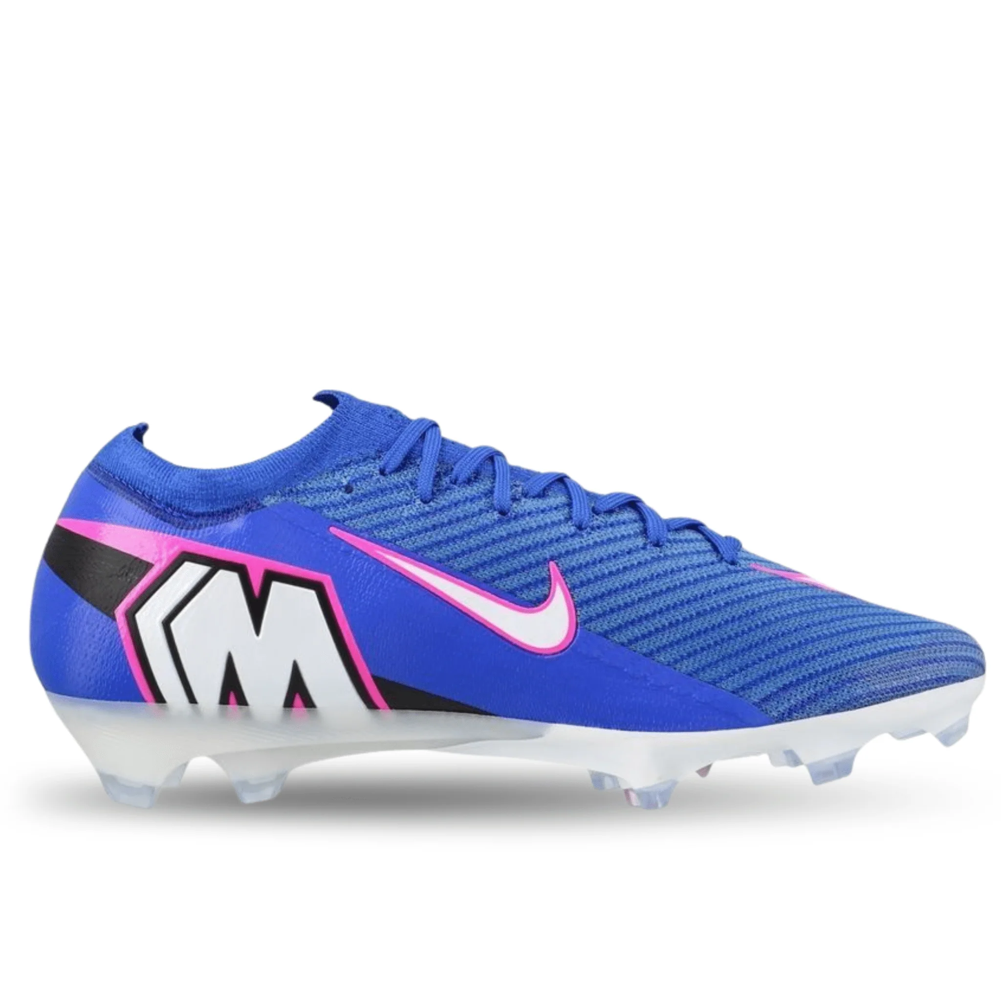 Nike Zoom Vapor 16 Elite FG Soccer Cleats (Racer Blue/White) - Image 2