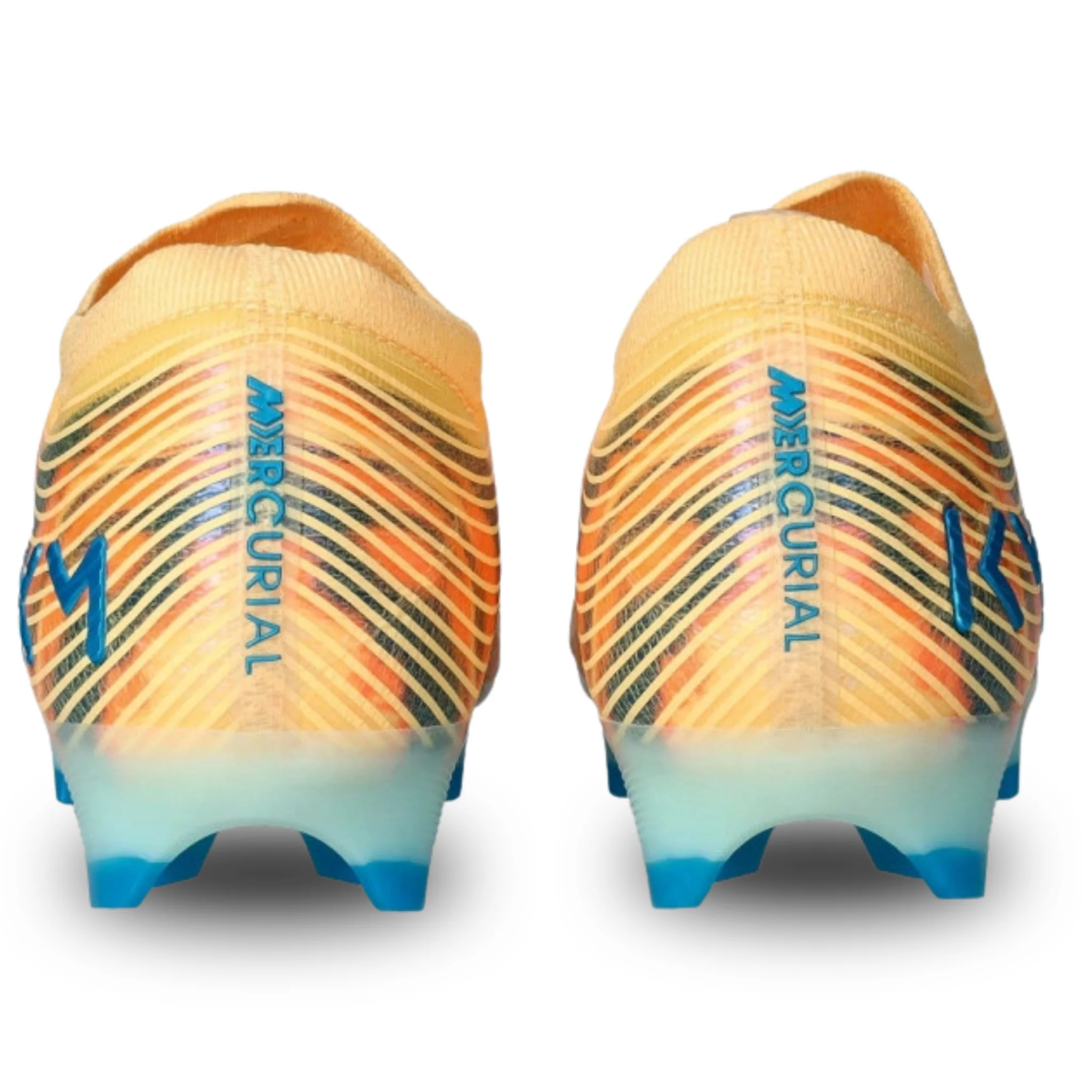 Nike Zoom Vapor 16 Elite KM Firm Ground Soccer Cleats (Melon Tint/Neo Turq/Igloo) - Image 4