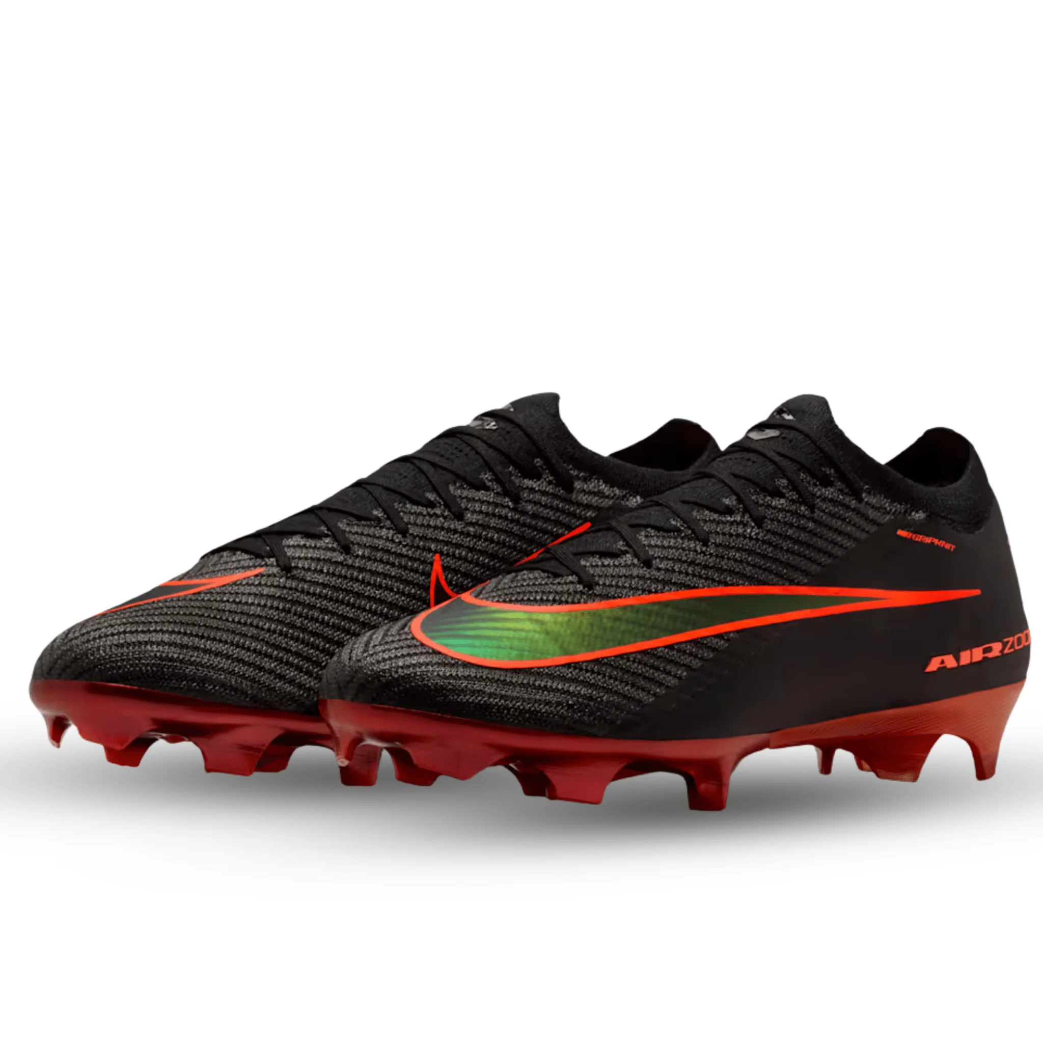 Nike Zoom Vapor 16 Elite LV8 FG Soccer Cleats (Black Hyper Crimson) - Image 3