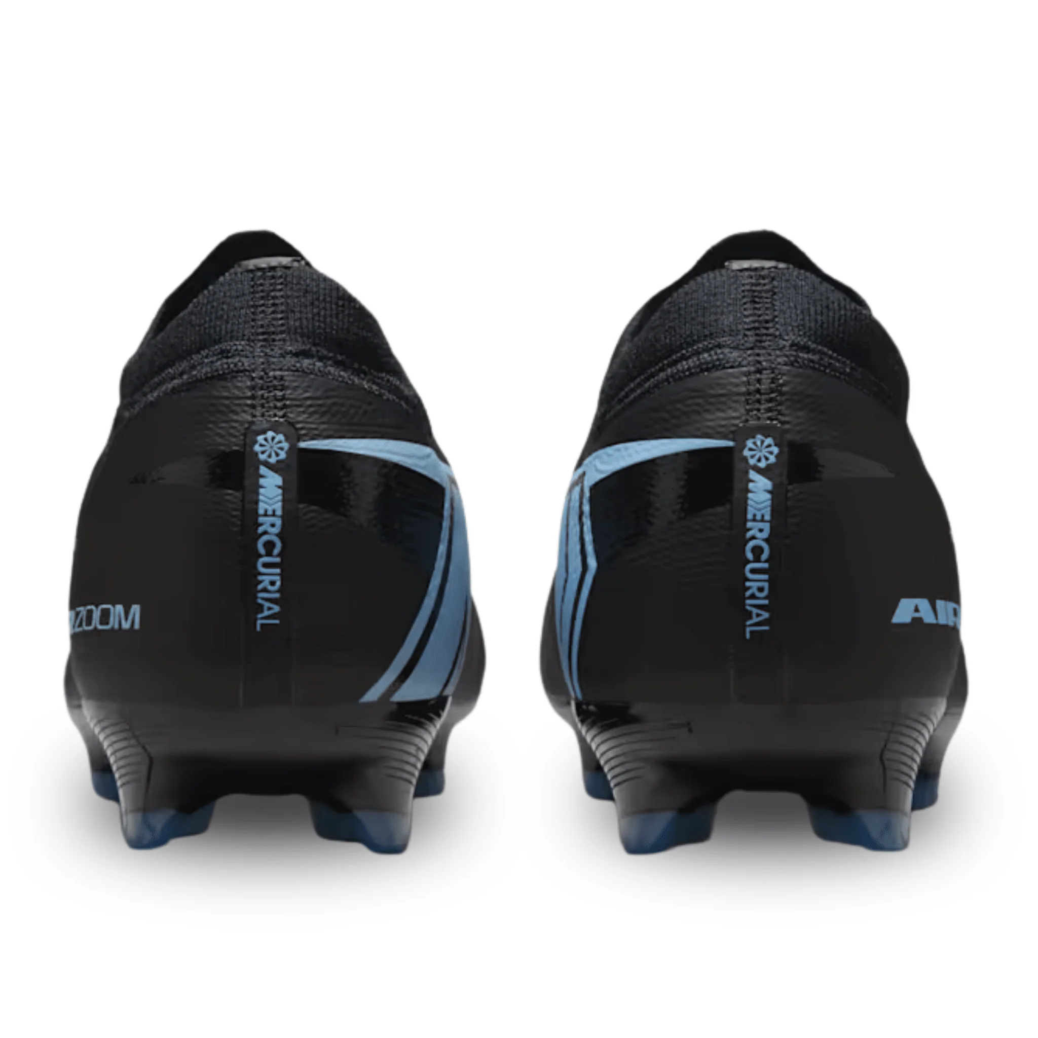Nike Zoom Vapor 16 Pro Firm Ground Soccer Cleats (Black/Ice Blue) - Image 4