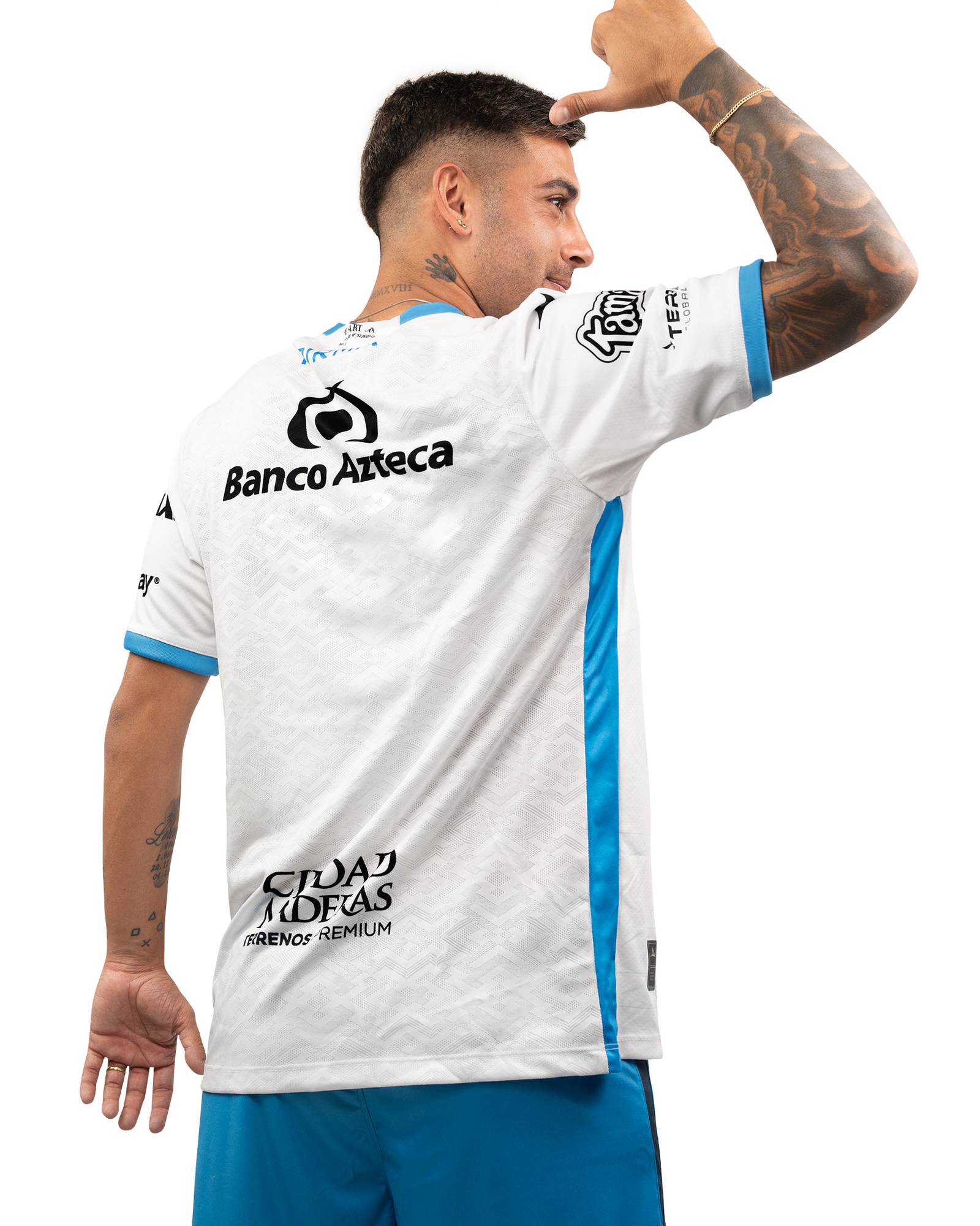 Pirma Men's Puebla Home Jersey 25/26 (White/Royal Blue) - Image 2