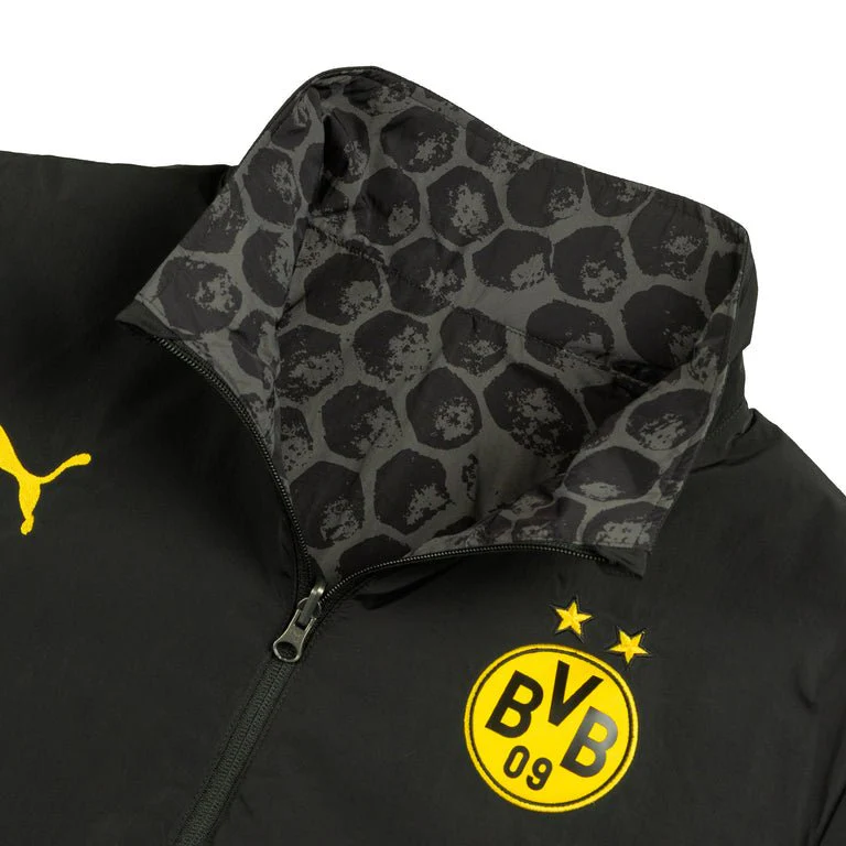 Puma BVB 25/26 KidSuper Reversible Jacket (Puma Black/Faster Yellow) - Image 10