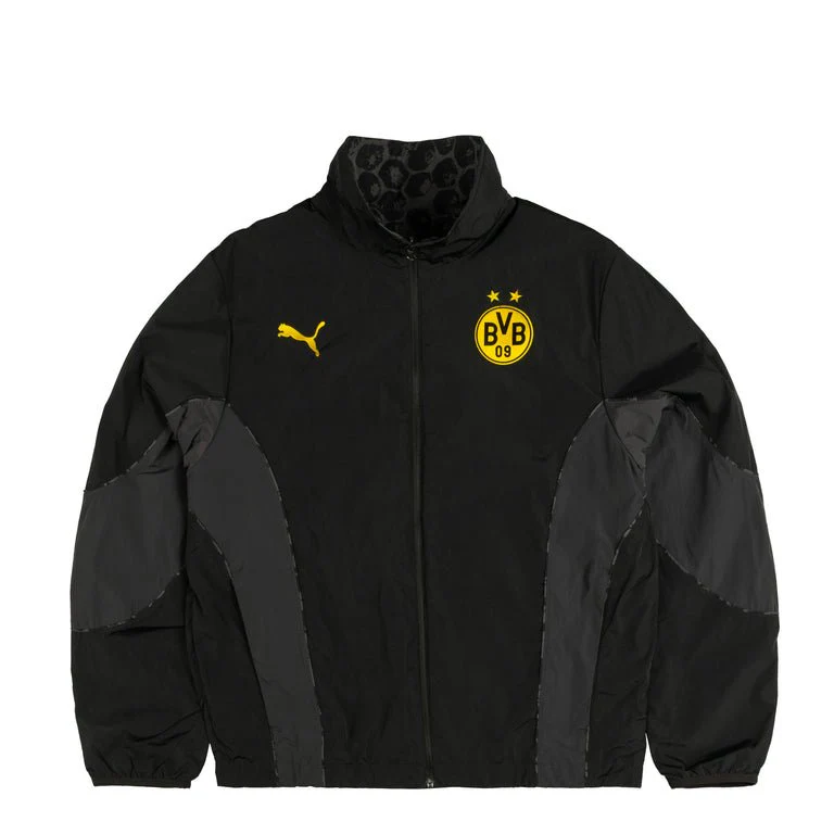 Puma BVB 25/26 KidSuper Reversible Jacket (Puma Black/Faster Yellow) - Image 9