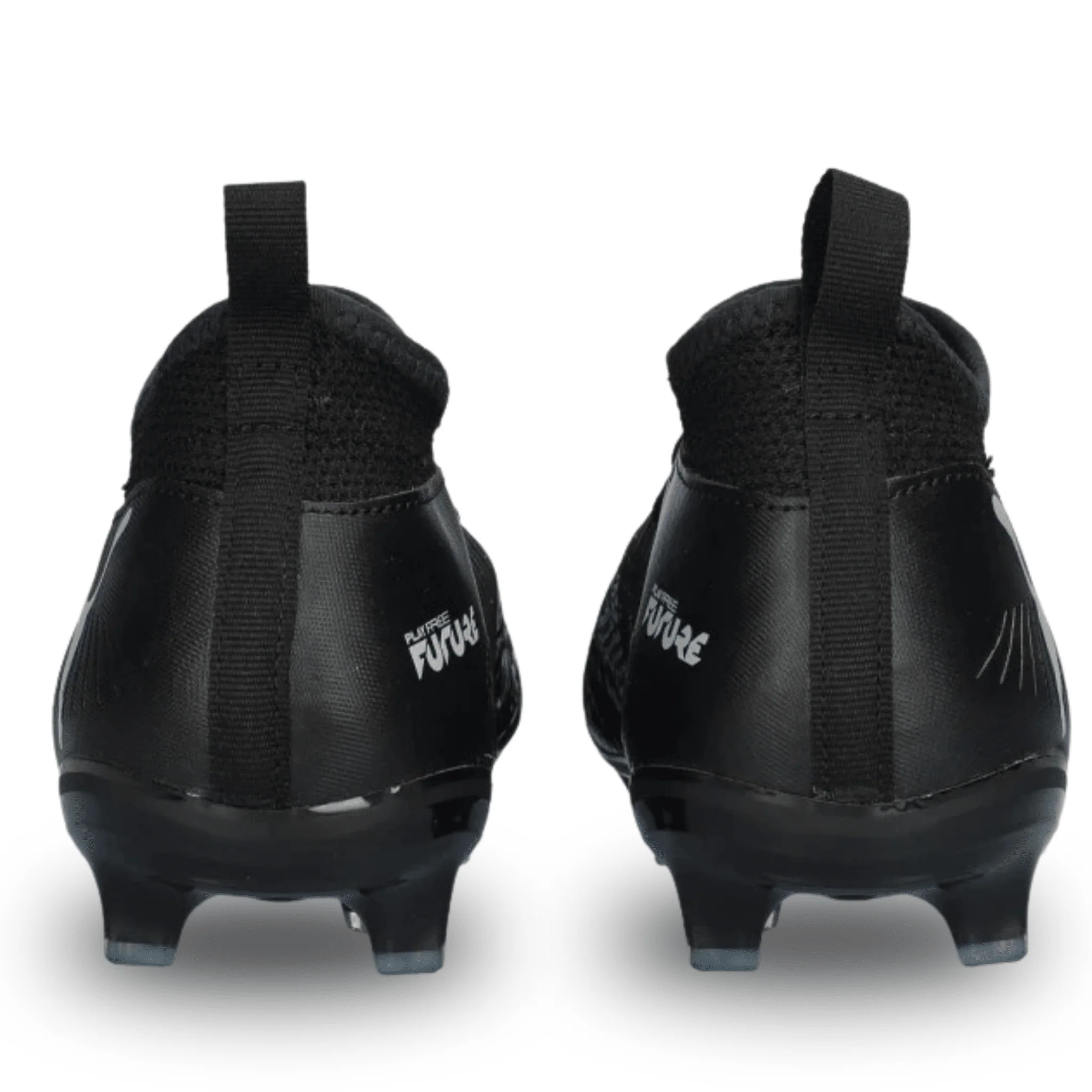 Puma Jr. Future 8 Match FG/AG Soccer Cleats (Puma Black/Fluo Green) - Image 3