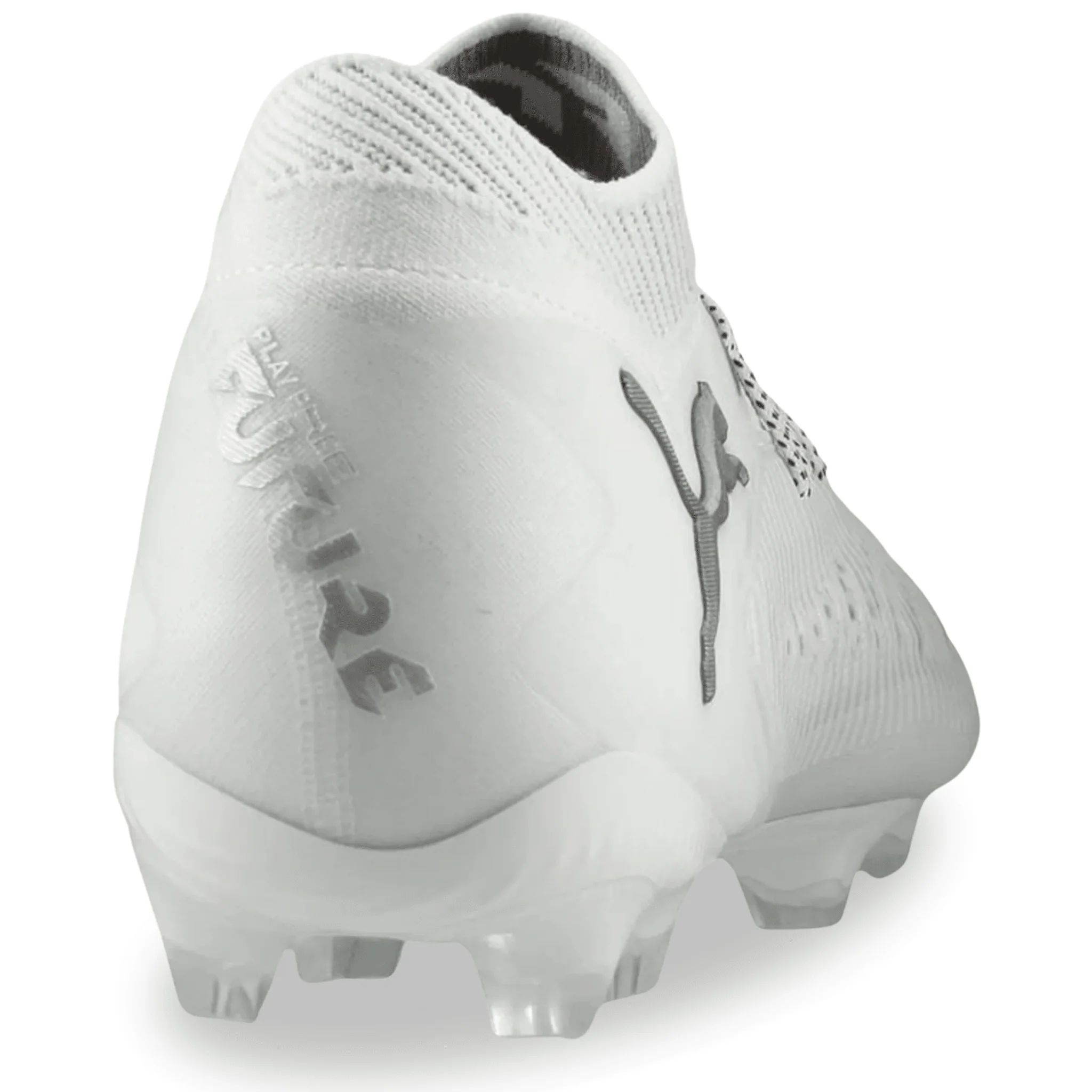 Puma Future 8 Ultimate FG Soccer Cleats (Puma White/Matte Silver) - Image 4
