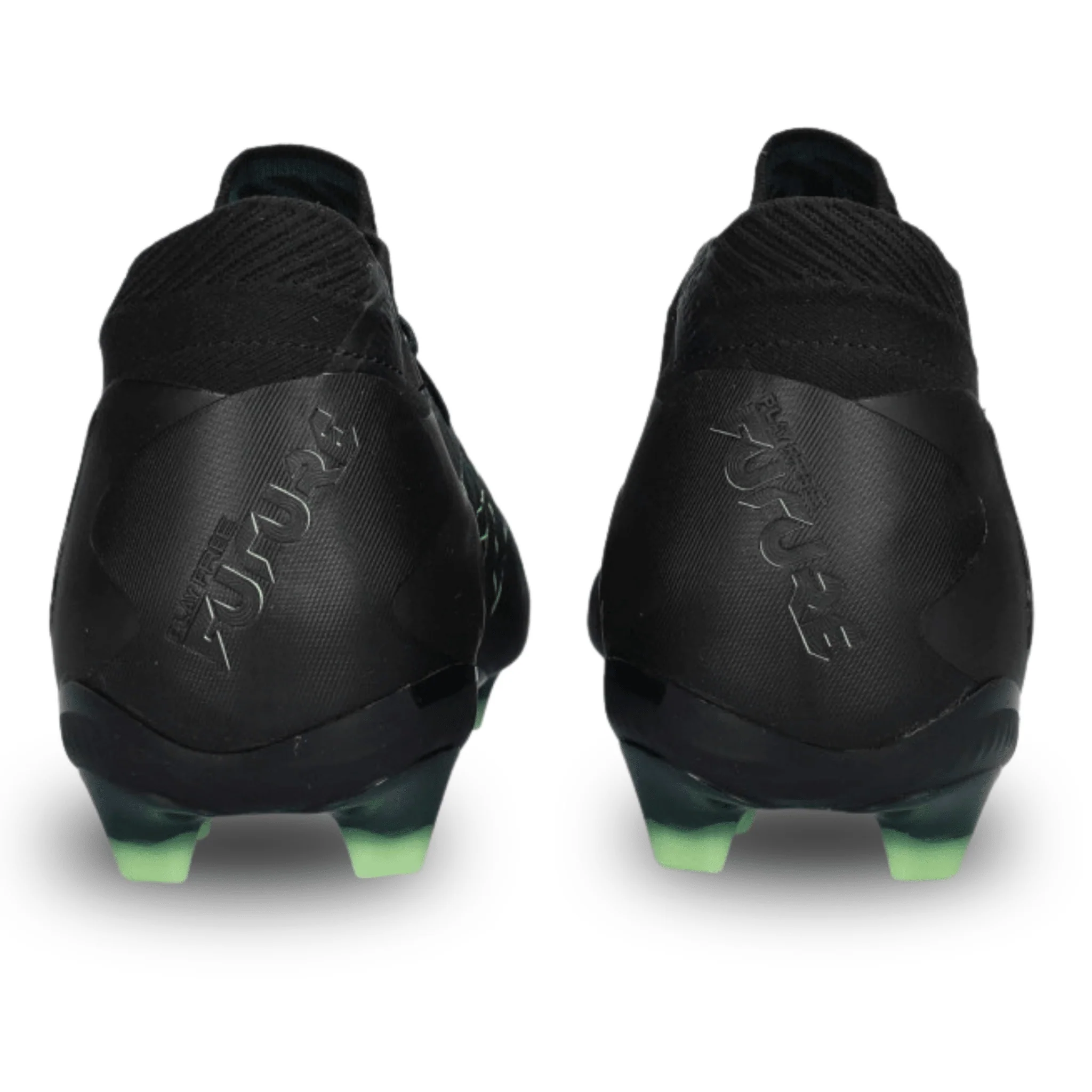Puma Future 8 Ultimate Firm Ground Soccer Cleats (Black/Fizzy Light/Green) - Image 4